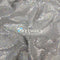 Silver Iridescent All Over Mini Sequin Fabric On Mesh