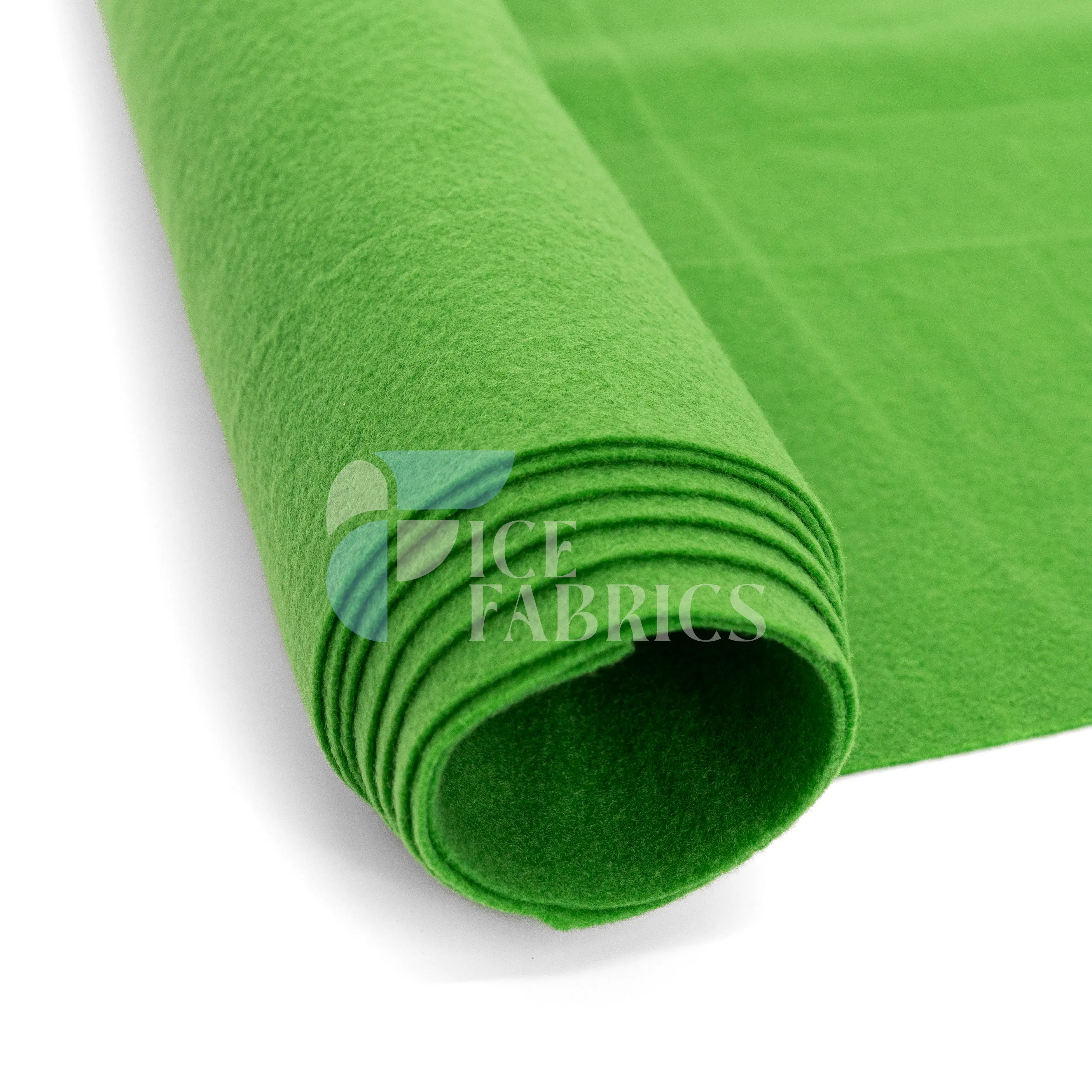 Apple Green Acrylic Felt Fabric / 1.6mm Thick _ 72” Wide ICE FABRICS By The Yard
