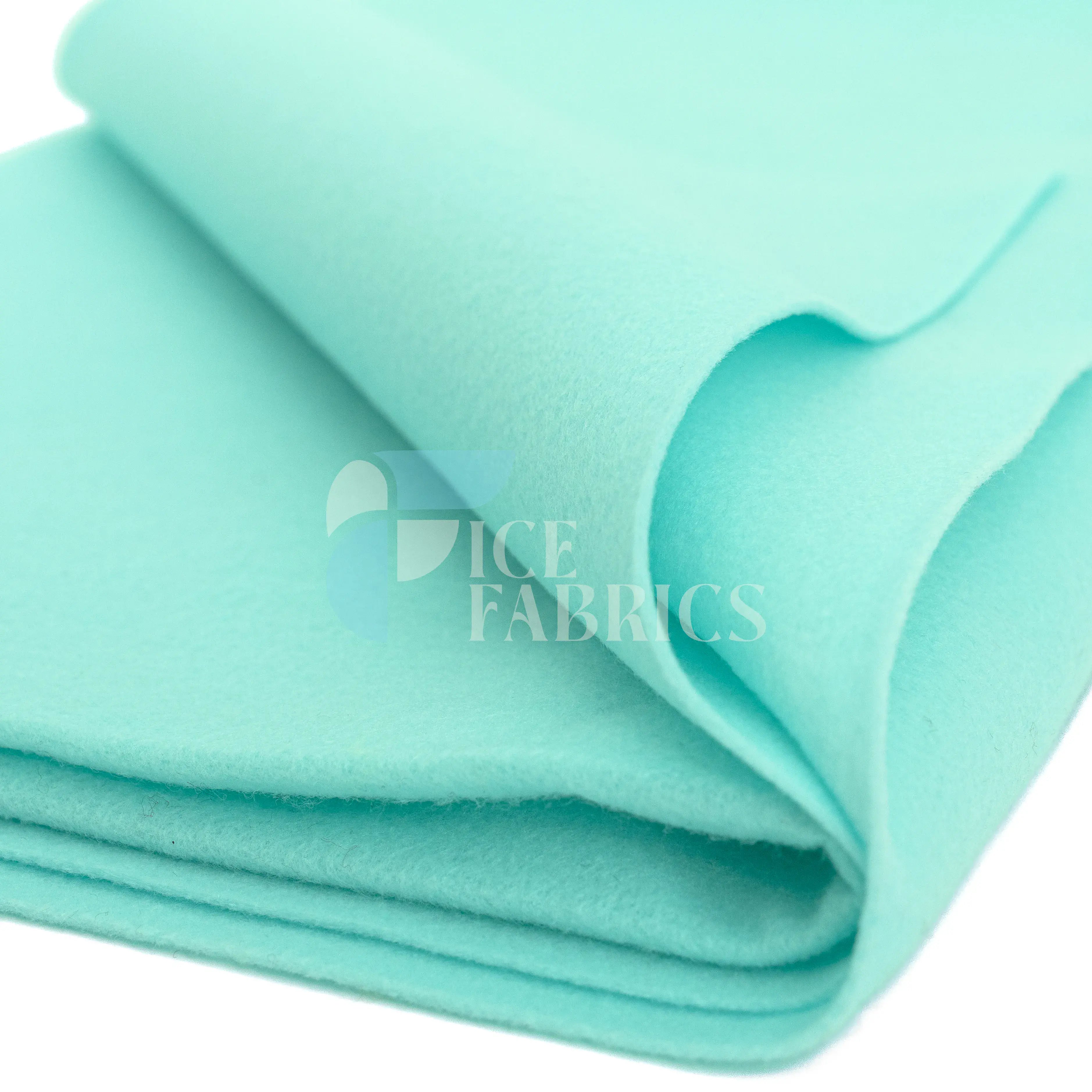 Aqua Acrylic Felt Fabric / 1.6mm Thick _ 72” Wide ICE FABRICS By The Yard