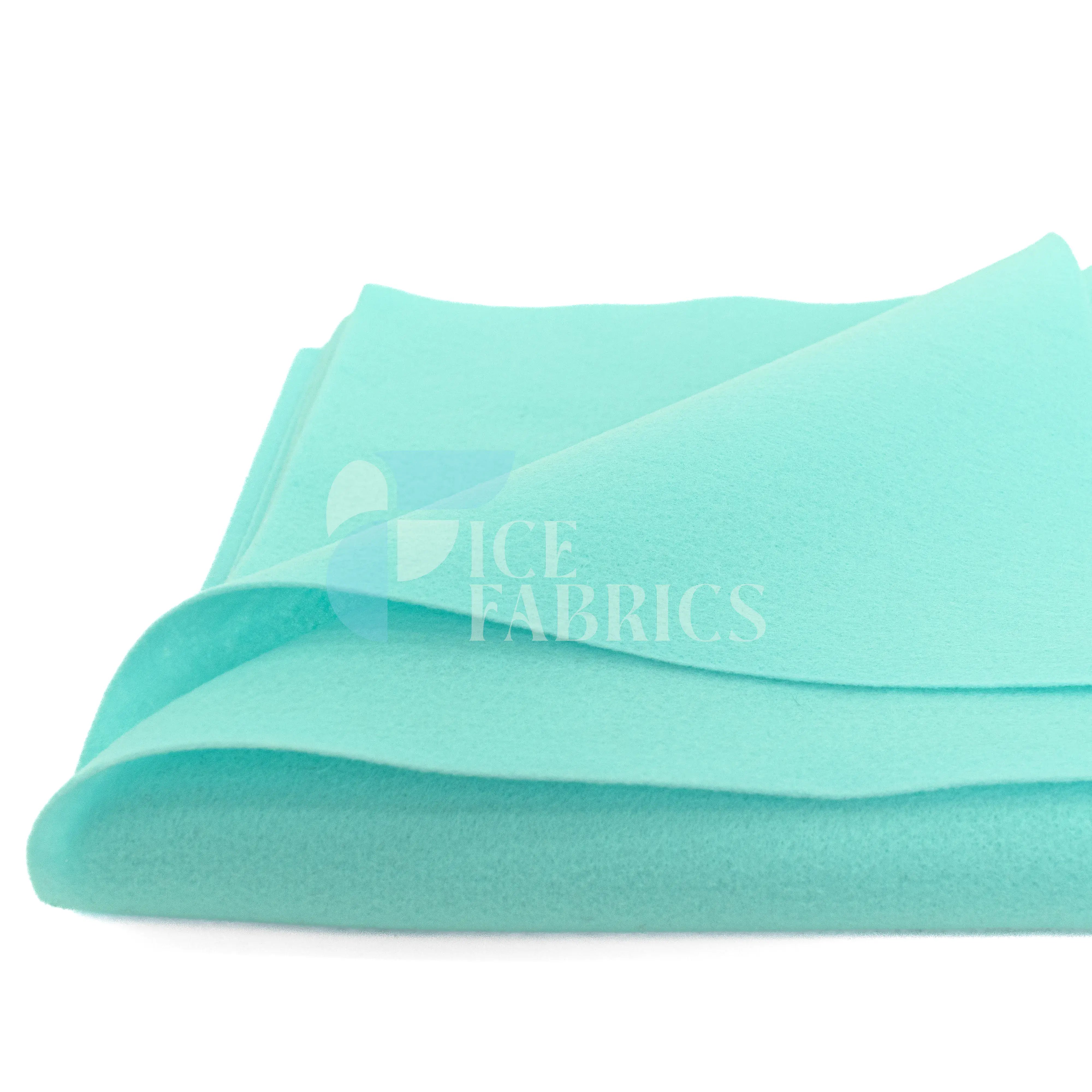 Aqua Acrylic Felt Fabric / 1.6mm Thick _ 72” Wide ICE FABRICS By The Yard
