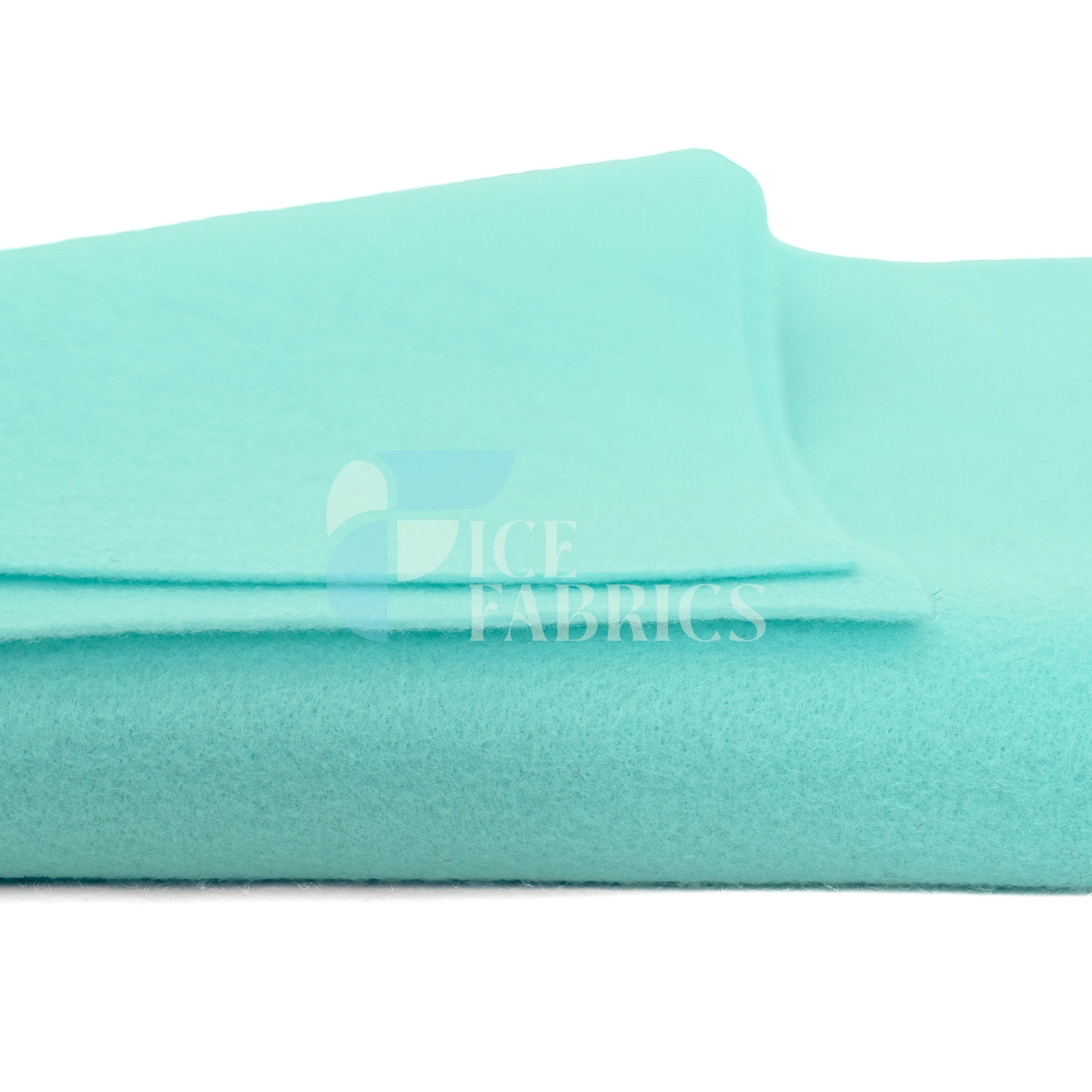 Aqua Acrylic Felt Fabric / 1.6mm Thick _ 72” Wide ICE FABRICS By The Yard