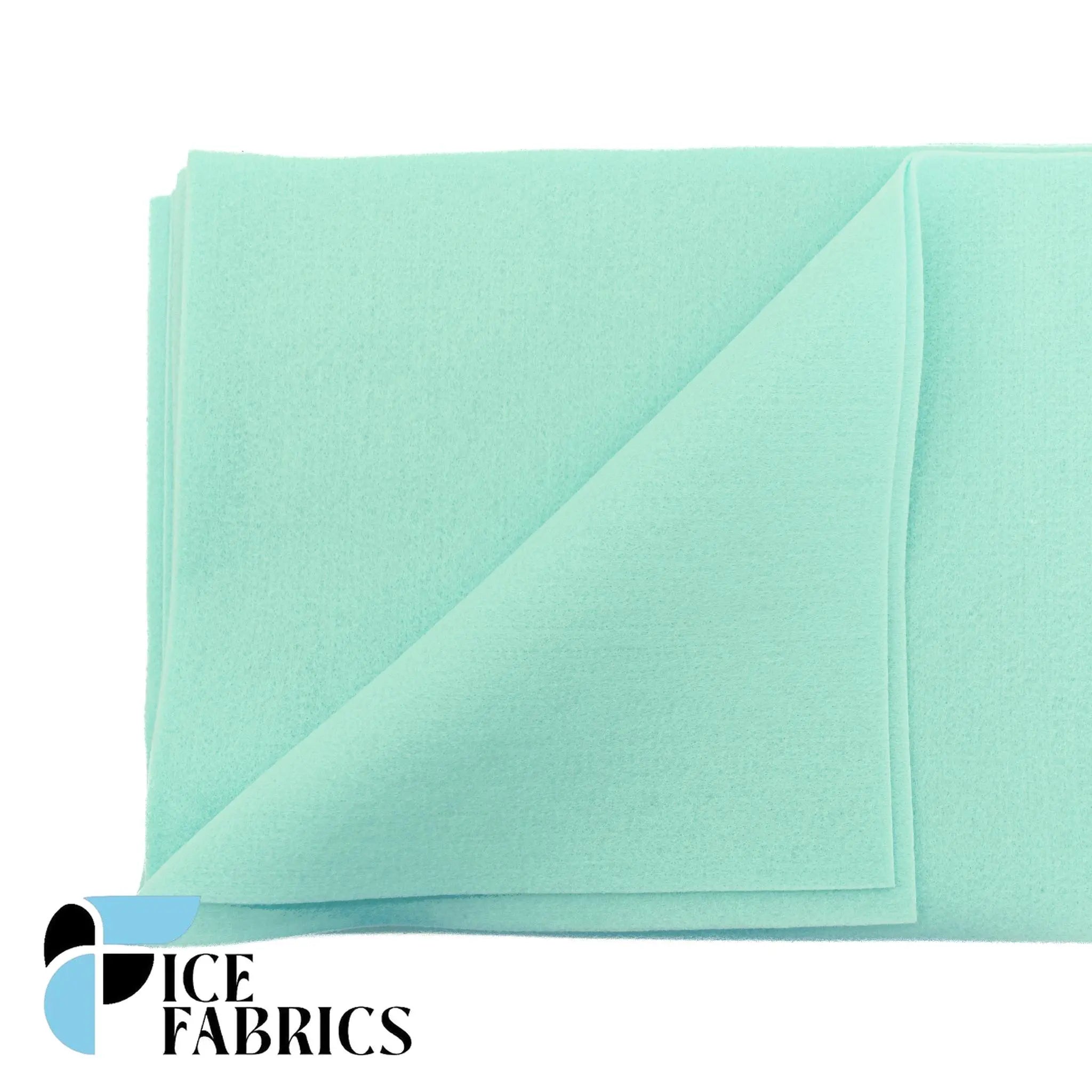 Aqua Acrylic Felt Fabric / 1.6mm Thick _ 72” WideICE FABRICSICE FABRICSBy The YardAqua Acrylic Felt Fabric / 1.6mm Thick _ 72” Wide ICE FABRICS