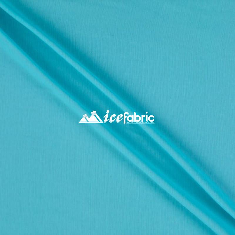 Aqua Mia Soft Poly Chiffon Sheer Fabric By the Yard