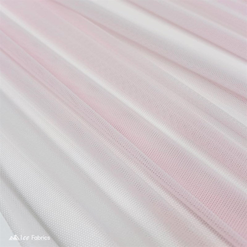 Baby Pink 4 Way Stretch Nylon Spandex Power Mesh Fabric