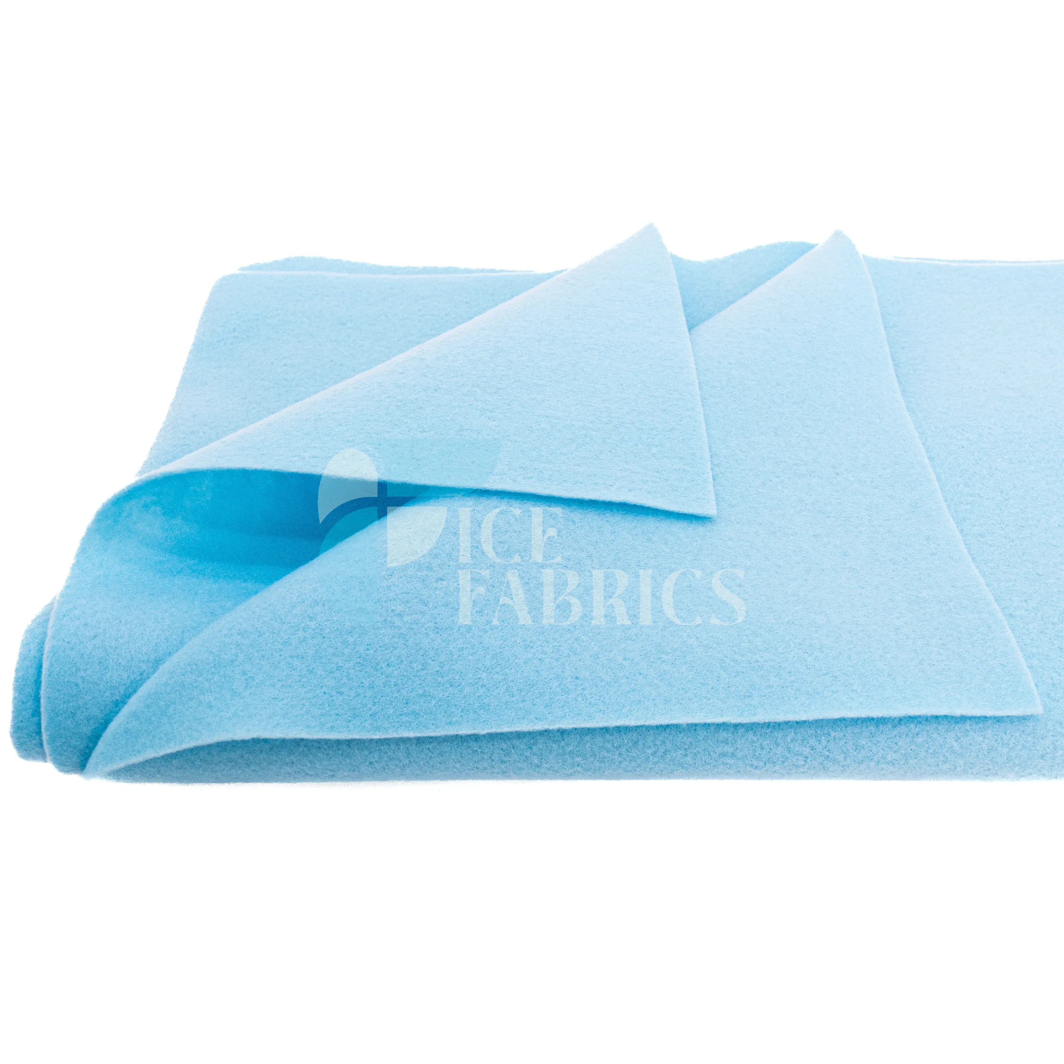 Baby Blue Acrylic Felt Fabric / 1.6mm Thick _ 72” Wide