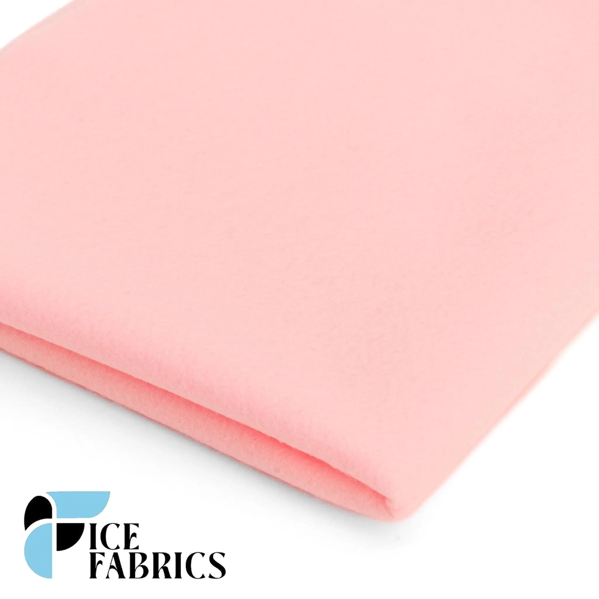 Baby Pink Acrylic Felt Fabric / 1.6mm Thick _ 72” WideICE FABRICSICE FABRICSBy The YardBaby Pink Acrylic Felt Fabric / 1.6mm Thick _ 72” Wide ICE FABRICS