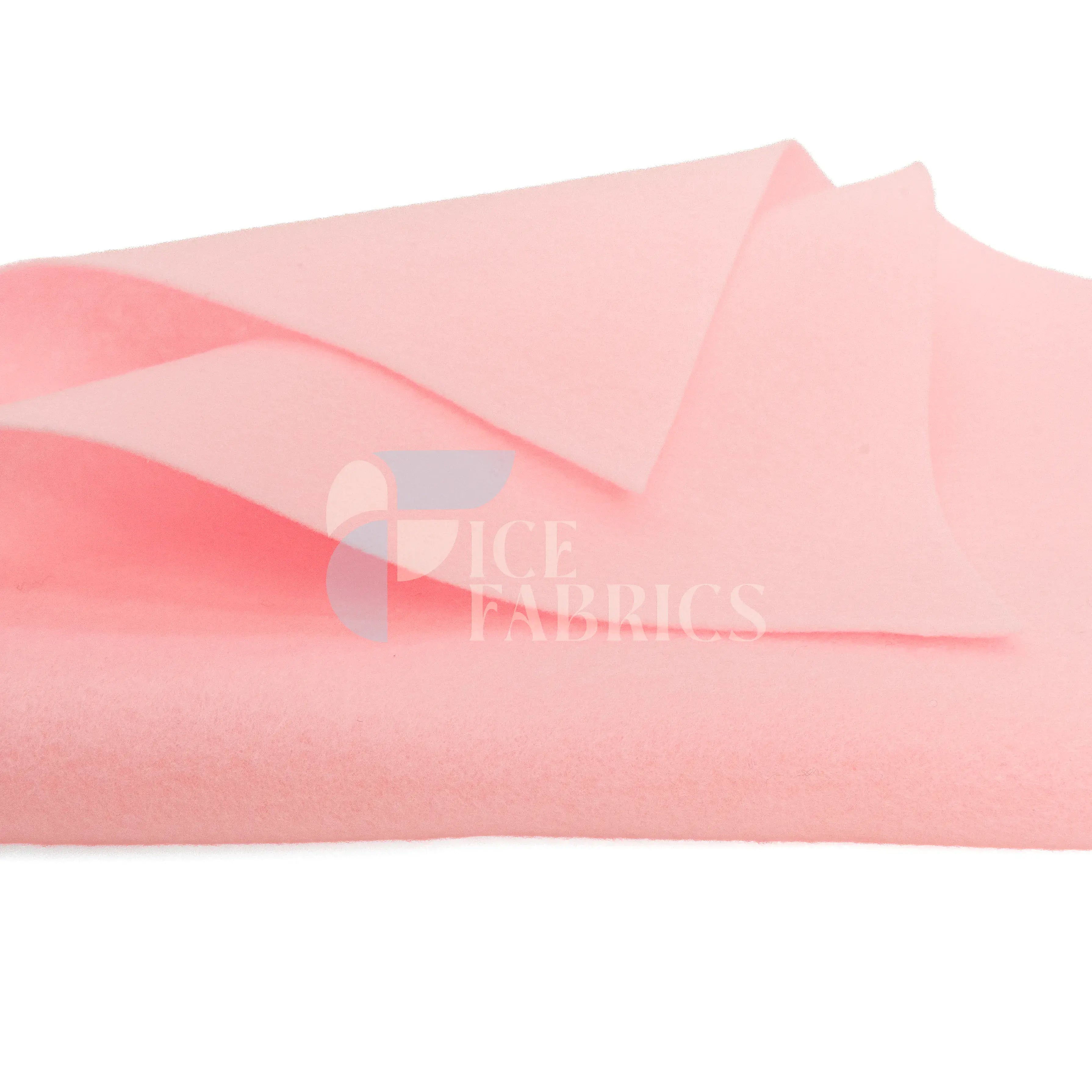 Baby Pink Acrylic Felt Fabric / 1.6mm Thick _ 72” Wide ICE FABRICS By The Yard
