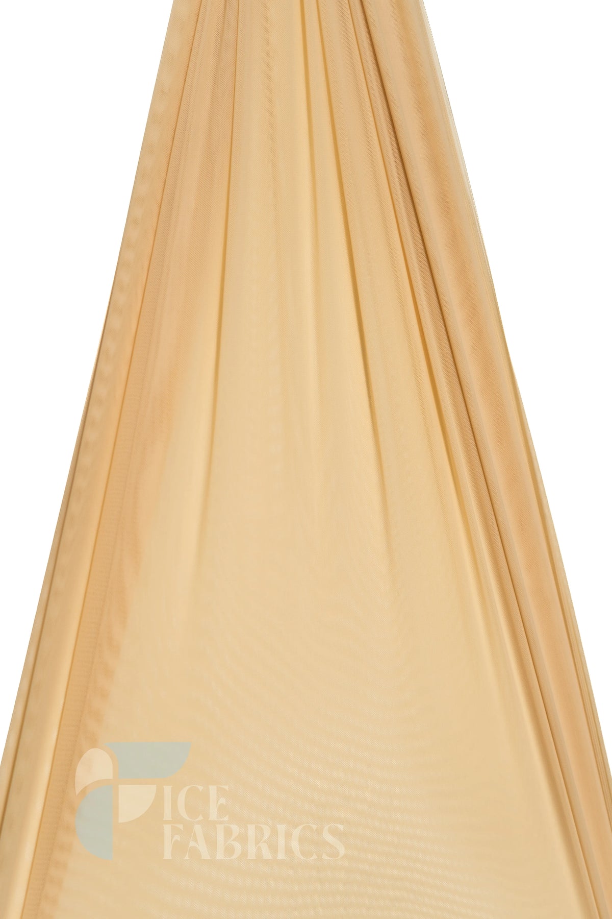 Beige Flex Power Mesh 4 Way Stretch Nylon Fabric