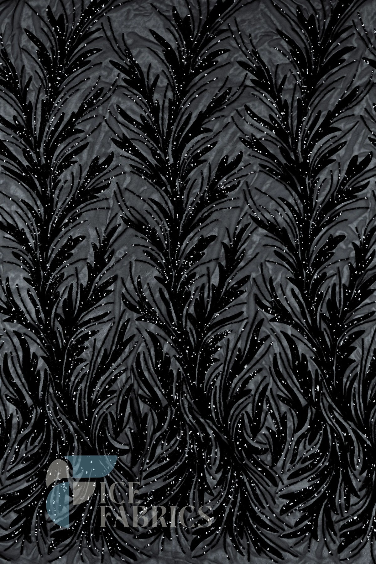 Flame 4 Way Stretch Sequin Spandex Fabric