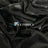 Black Crystal Reflective Liquid Sheer Chiffon Fabric