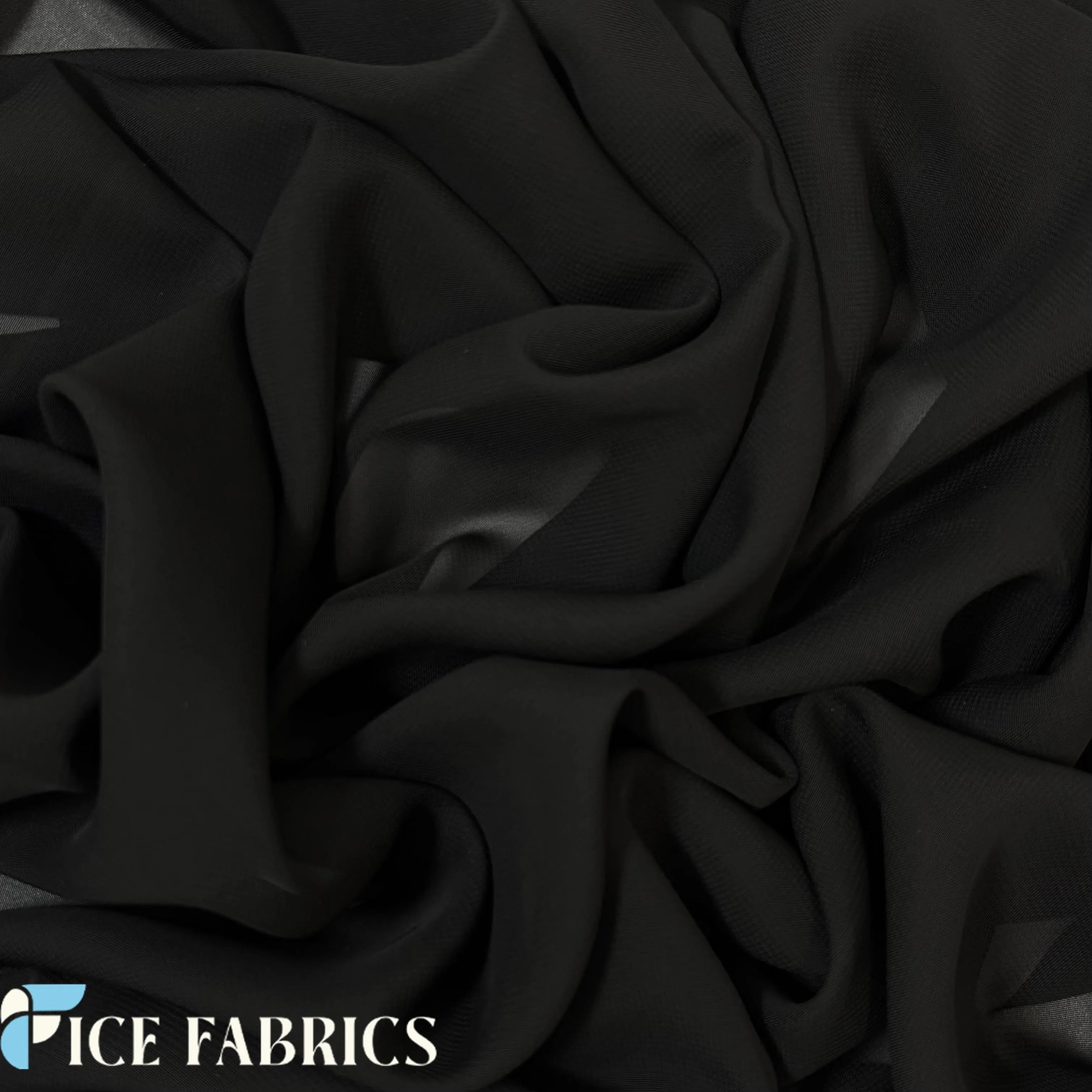 Mia Poly Chiffon Fabric / 60" Wide Soft Sheer Chiffon Fabric