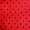 Black Dot on Red