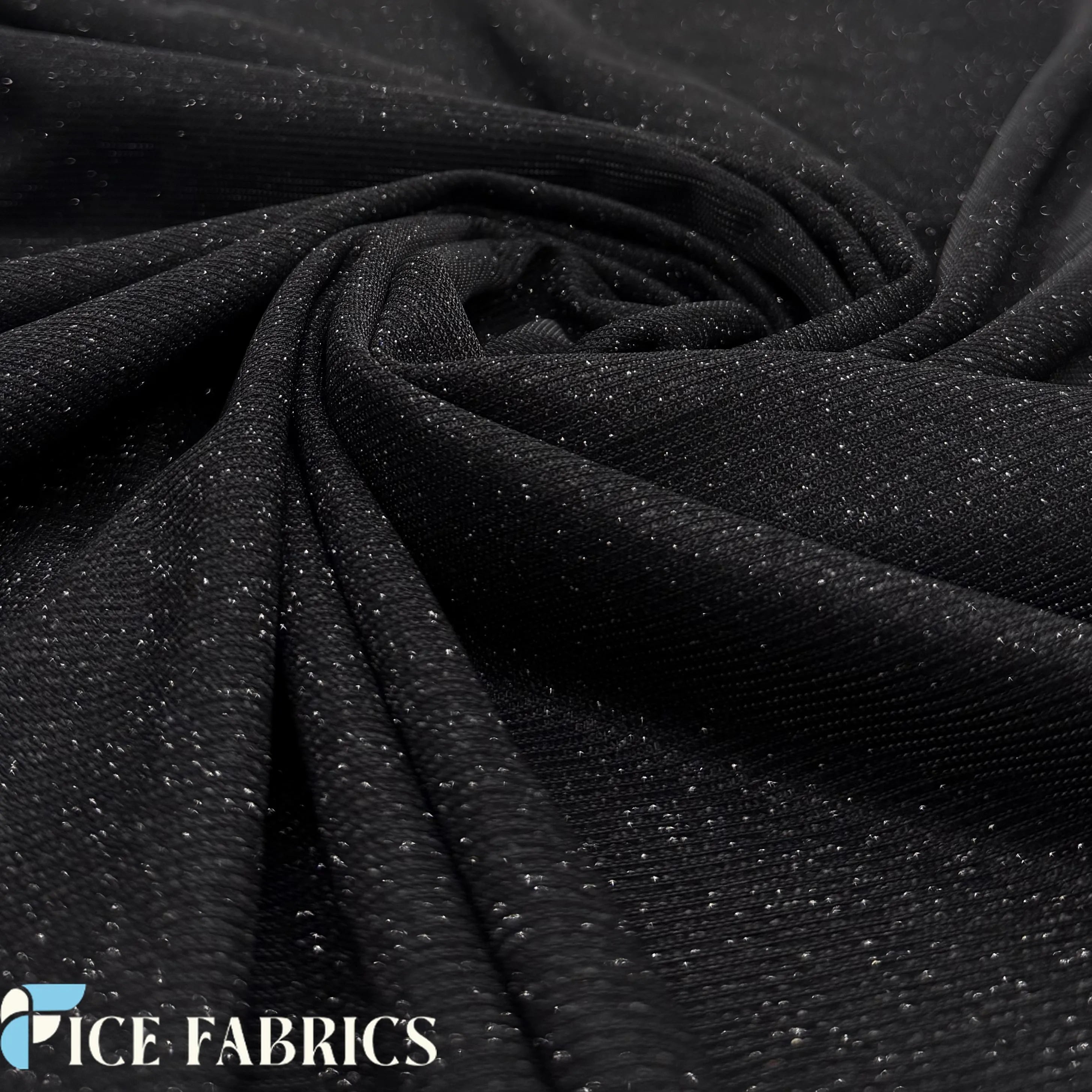 Lurex Sparkle Glitter Knit Spandex Fabric