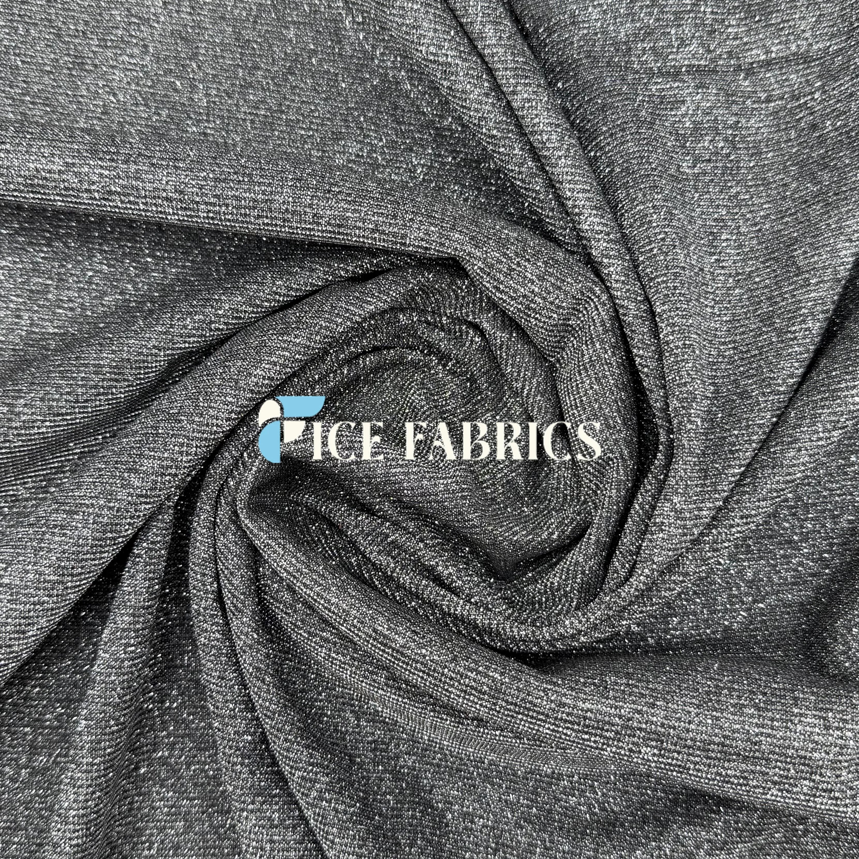 Lurex Sparkle Glitter Knit Spandex Fabric