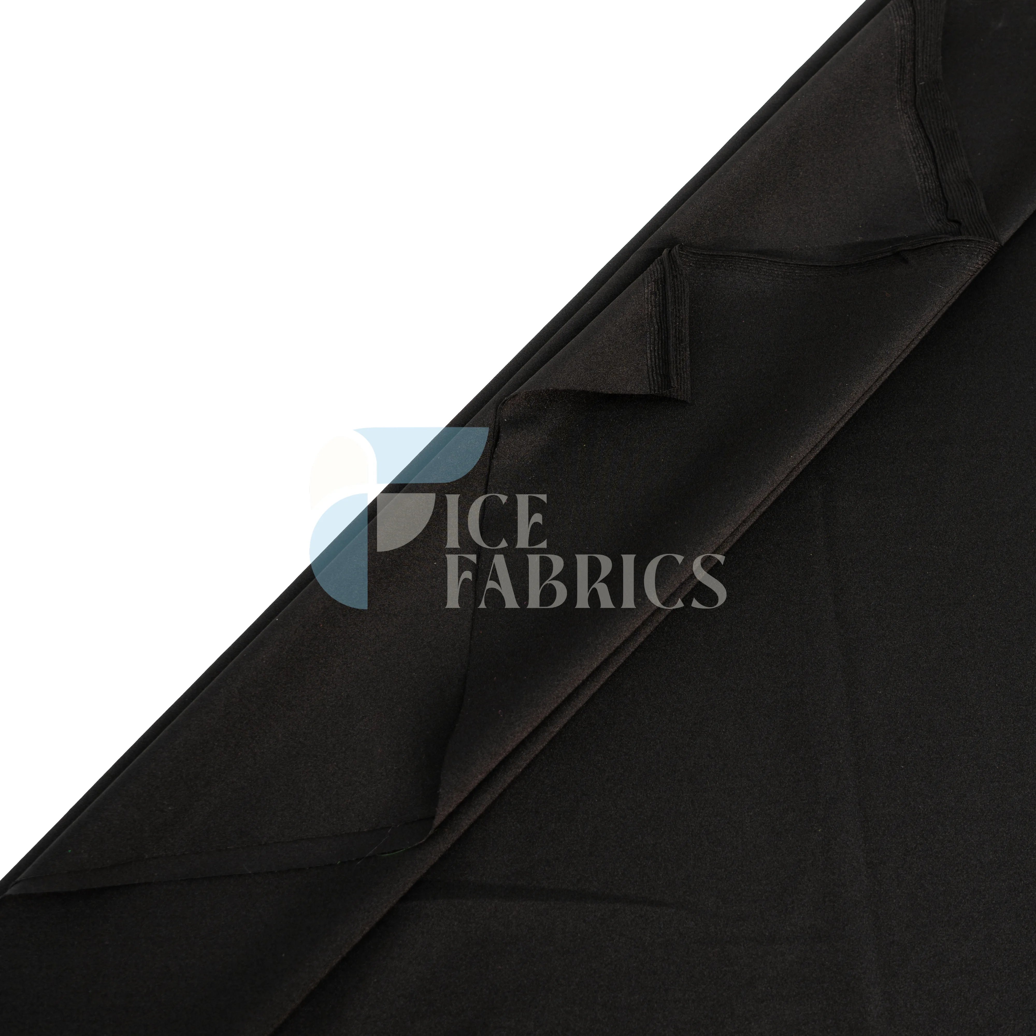 Black Yoga Flex Nylon Spandex Fabric