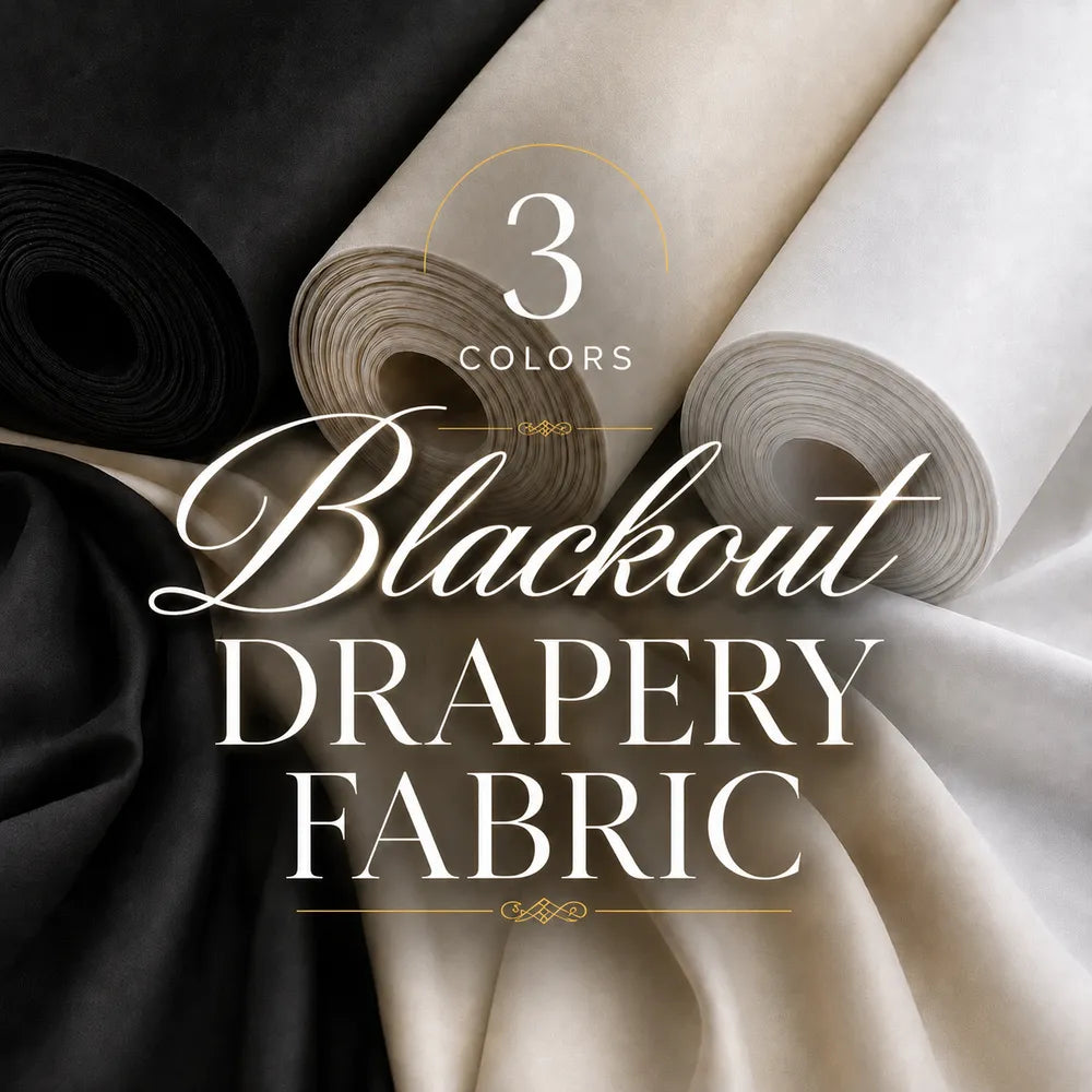 Blackout Drapery Fabric By The Yard