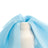 Blue Crystal Sheer Organza Fabric By The Yard