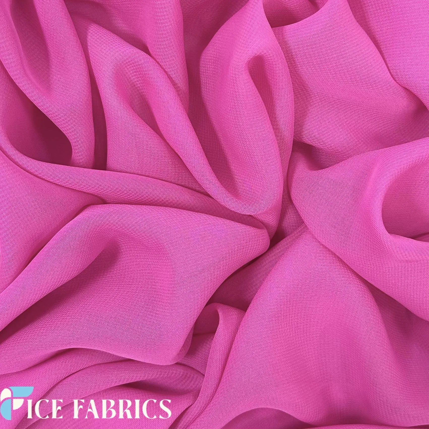 Mia Poly Chiffon Fabric / 60" Wide Soft Sheer Chiffon Fabric