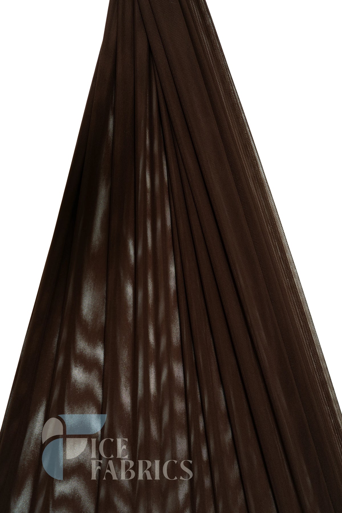 Brown Flex Power Mesh 4 Way Stretch Nylon Fabric