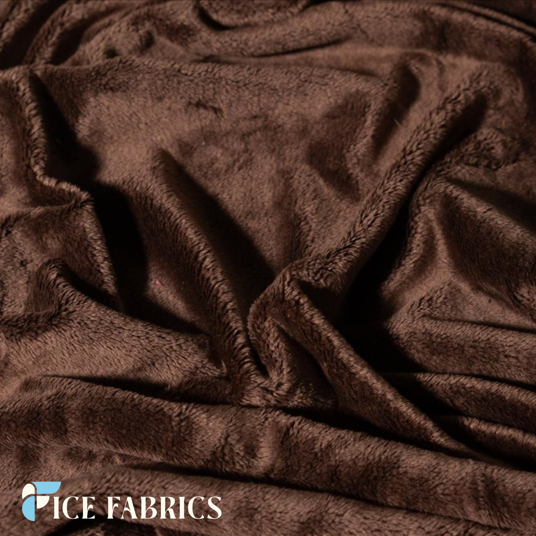 Light Brown Ultra Soft 3mm Minky Fabric Faux Fur