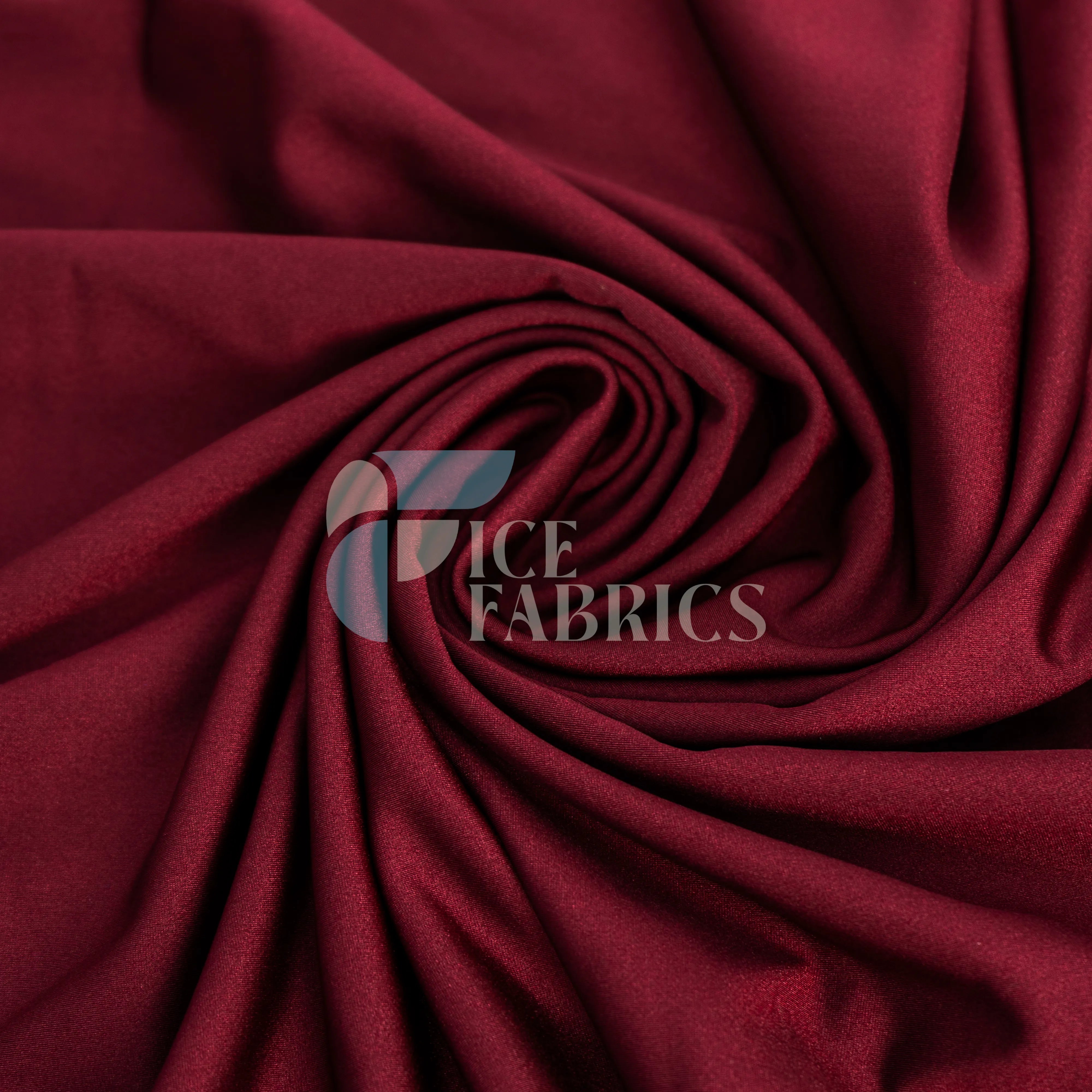 Burgundy Yoga Flex Nylon Spandex Fabric