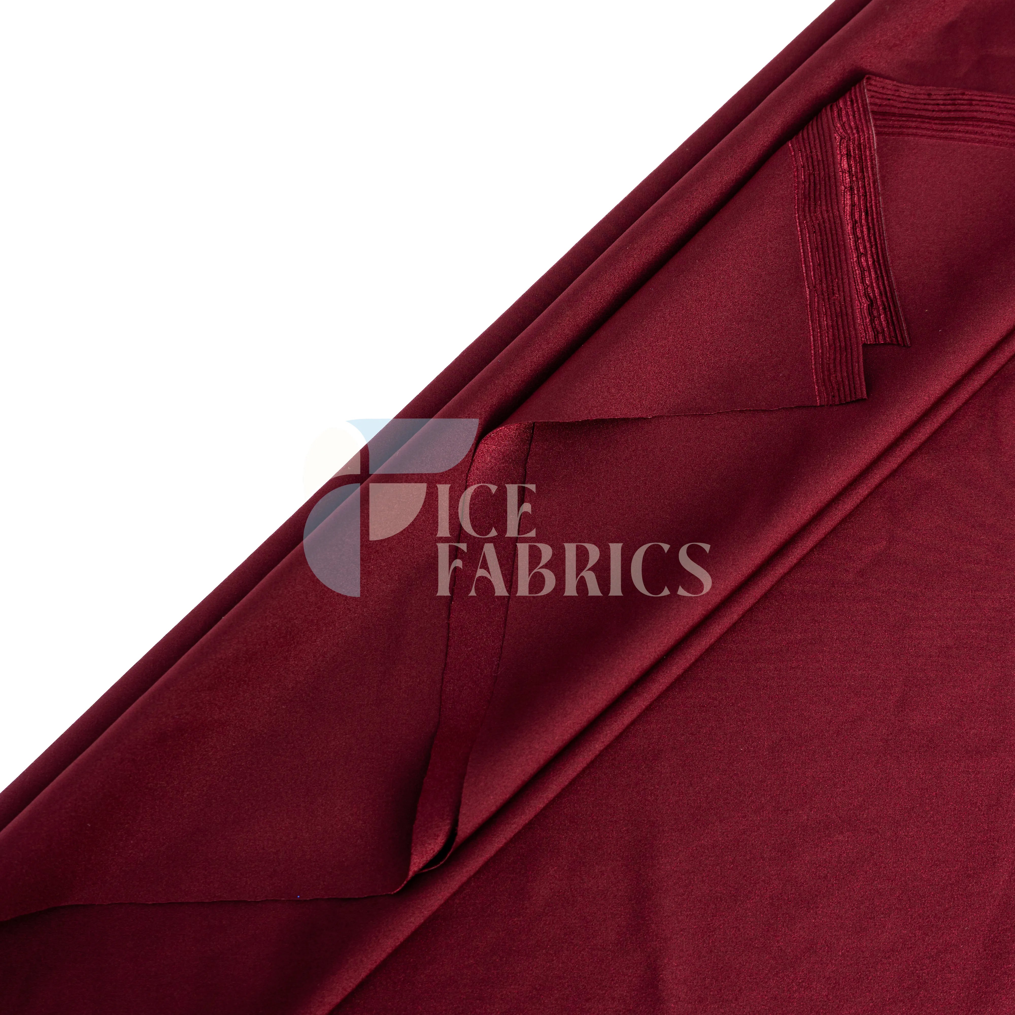 Burgundy Yoga Flex Nylon Spandex Fabric