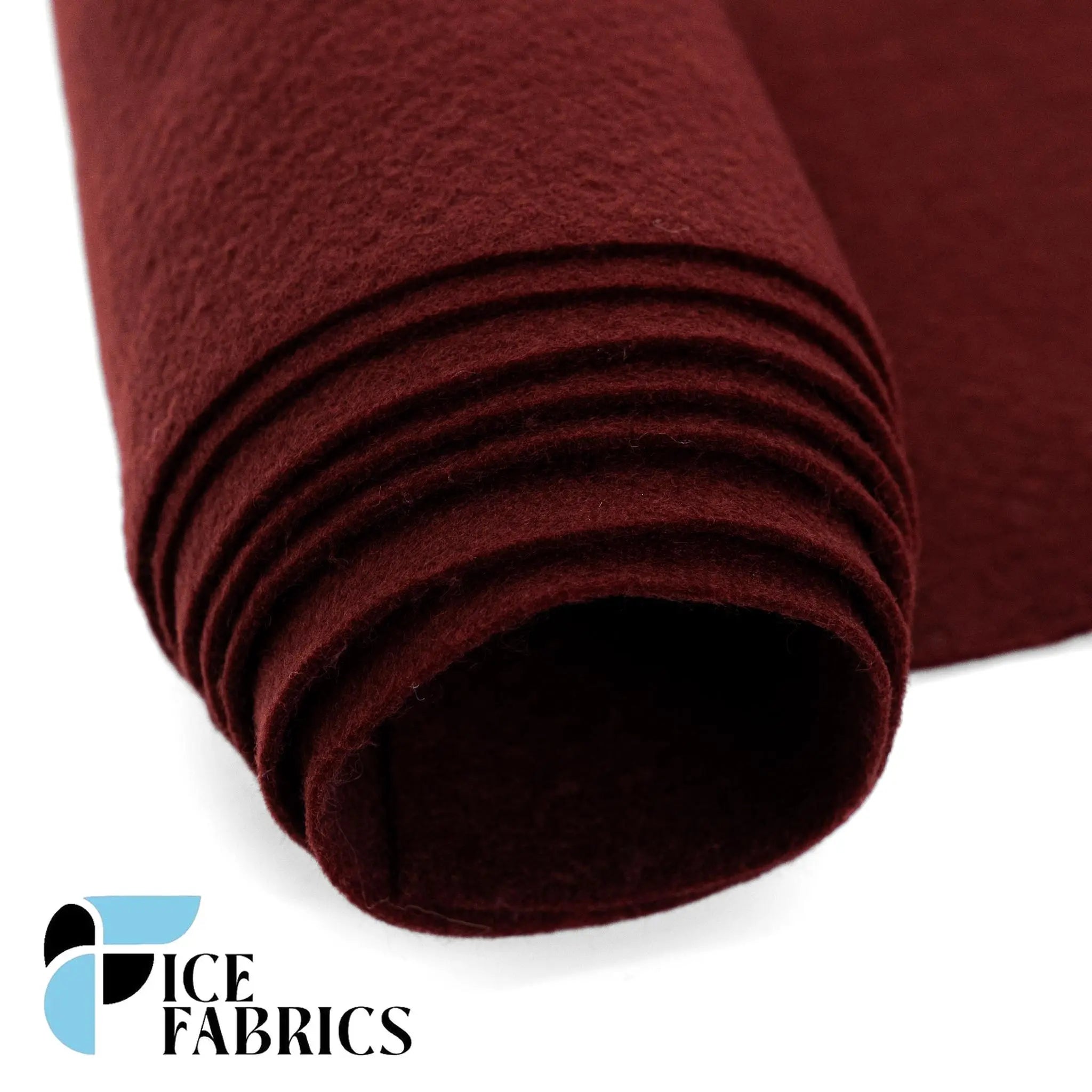 Burgundy Acrylic Felt Fabric / 1.6mm Thick _ 72” WideICE FABRICSICE FABRICSBy The YardBurgundy Acrylic Felt Fabric / 1.6mm Thick _ 72” Wide ICE FABRICS