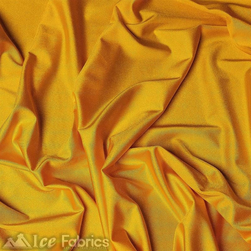 4 Way Stretch Nylon Spandex Fabric By The Roll (20 Yards ) ICE FABRICS |Canary Yellow