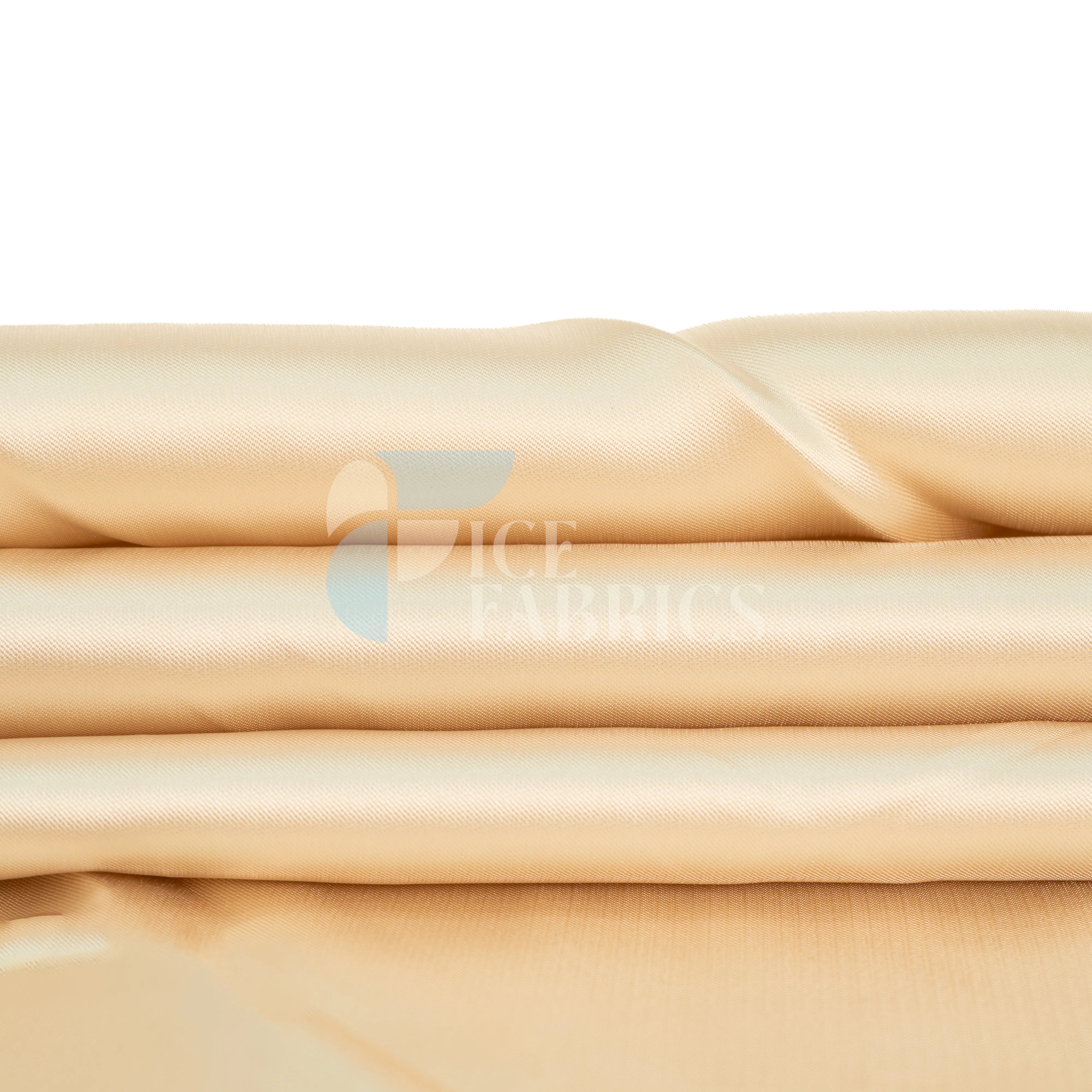 Champagne Silky Satin Fabric