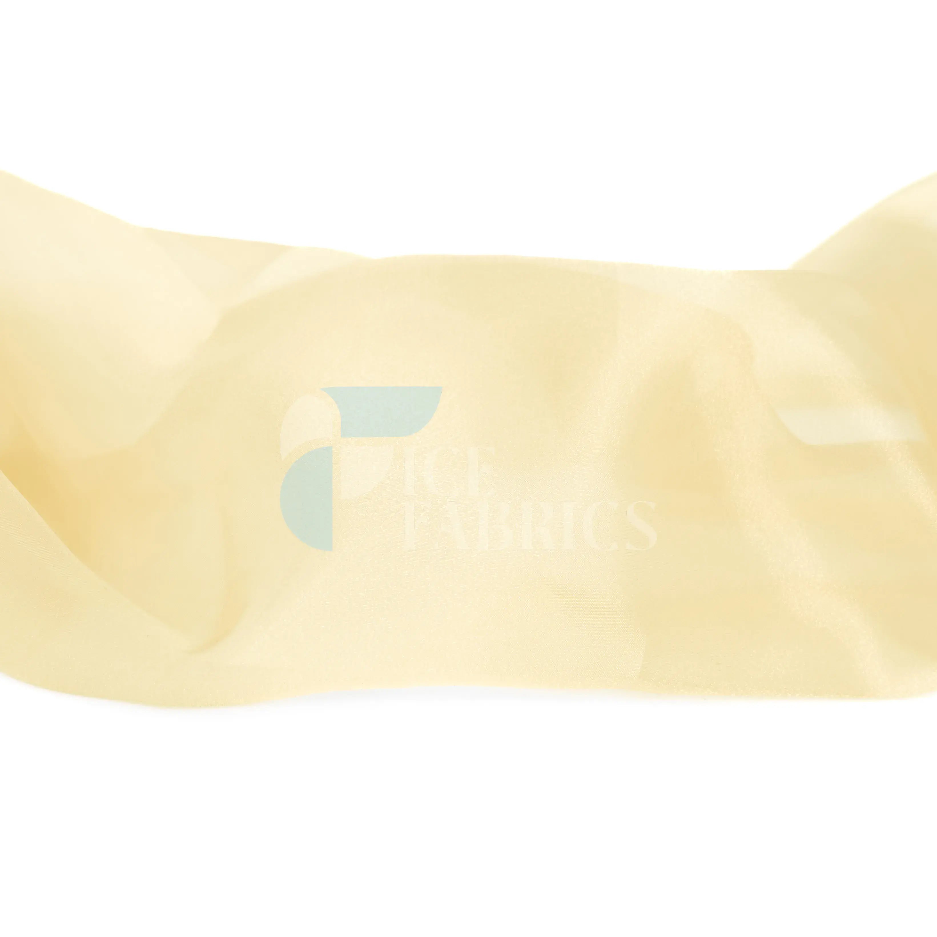 Champagne Crystal Sheer Organza Fabric By The Yard