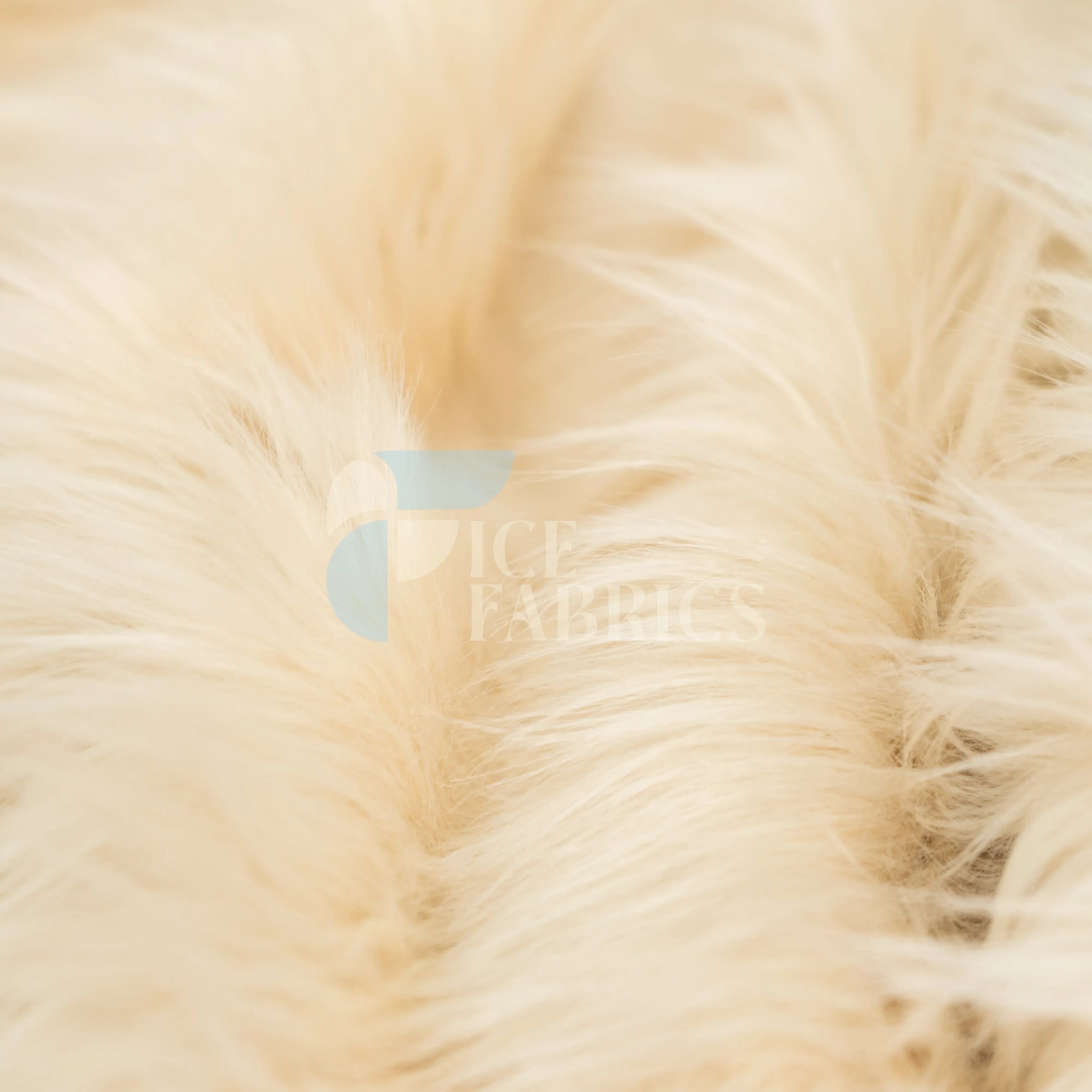 Champagne Shaggy Mohair Faux Fur Fabric By The Roll | LuxeShag Fur