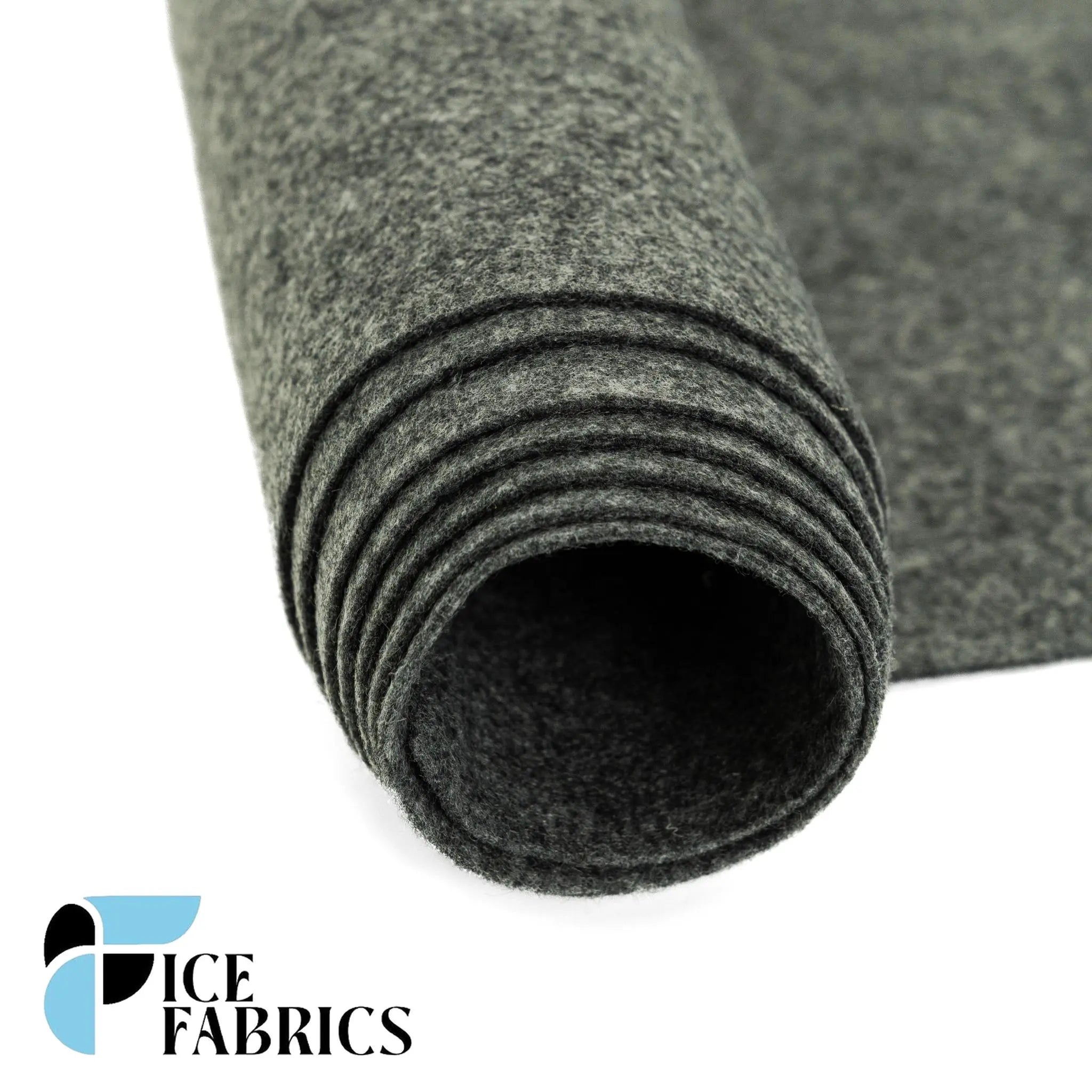 Charcoal Acrylic Felt Fabric / 1.6mm Thick _ 72” WideICE FABRICSICE FABRICSBy The YardCharcoal Acrylic Felt Fabric / 1.6mm Thick _ 72” Wide ICE FABRICS