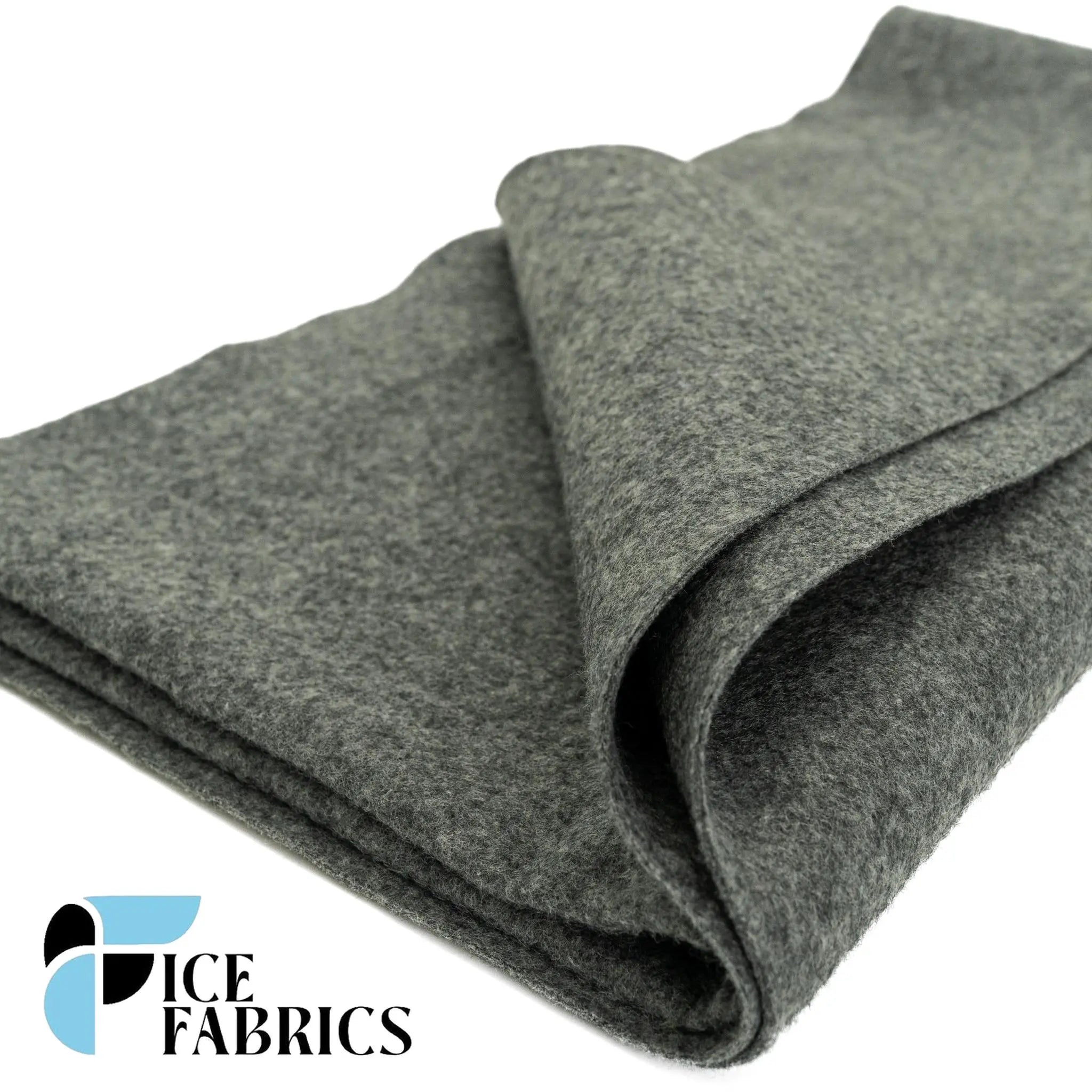 Charcoal Acrylic Felt Fabric / 1.6mm Thick _ 72” WideICE FABRICSICE FABRICSBy The YardCharcoal Acrylic Felt Fabric / 1.6mm Thick _ 72” Wide ICE FABRICS