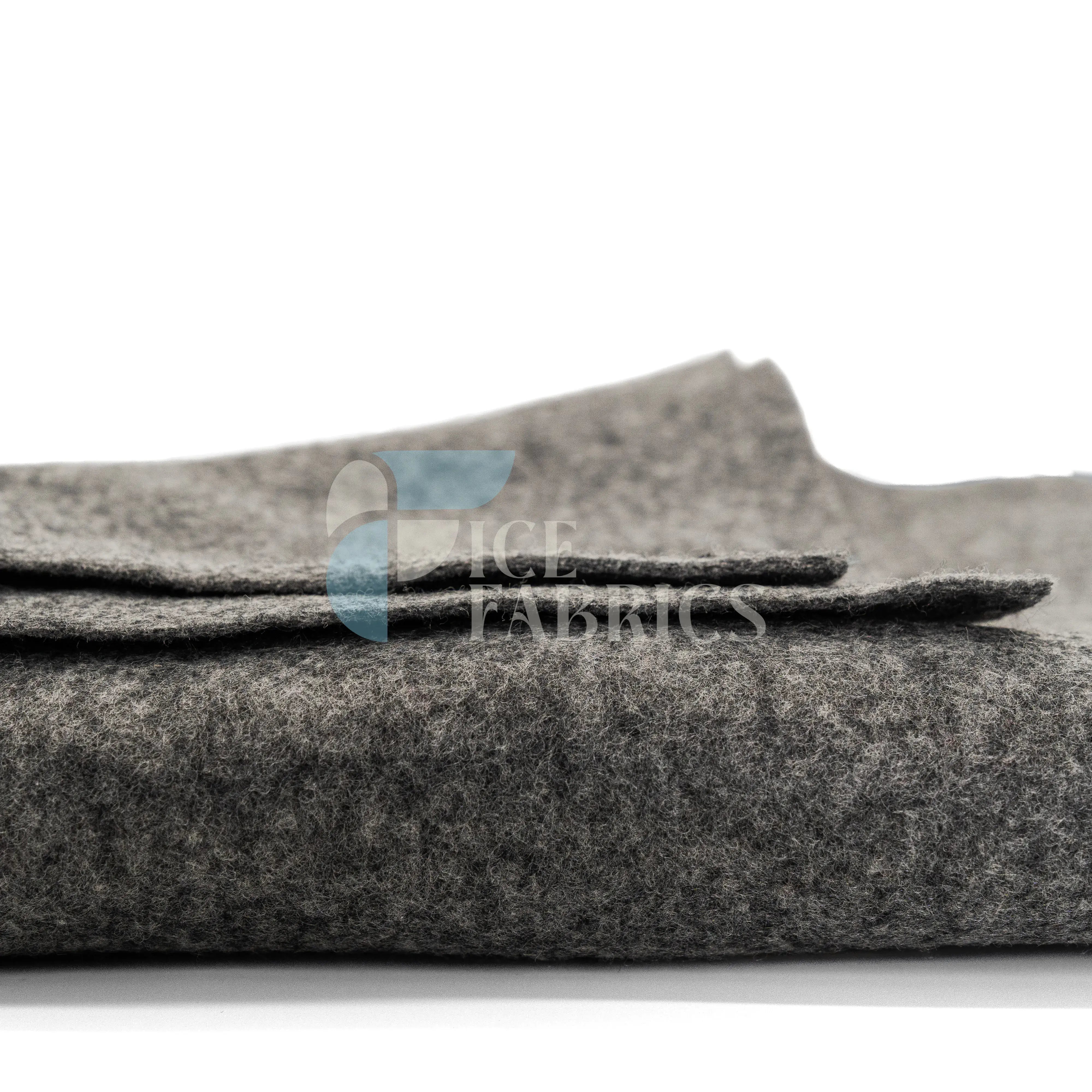 Charcoal Acrylic Felt Fabric / 1.6mm Thick _ 72” Wide ICE FABRICS By The Yard