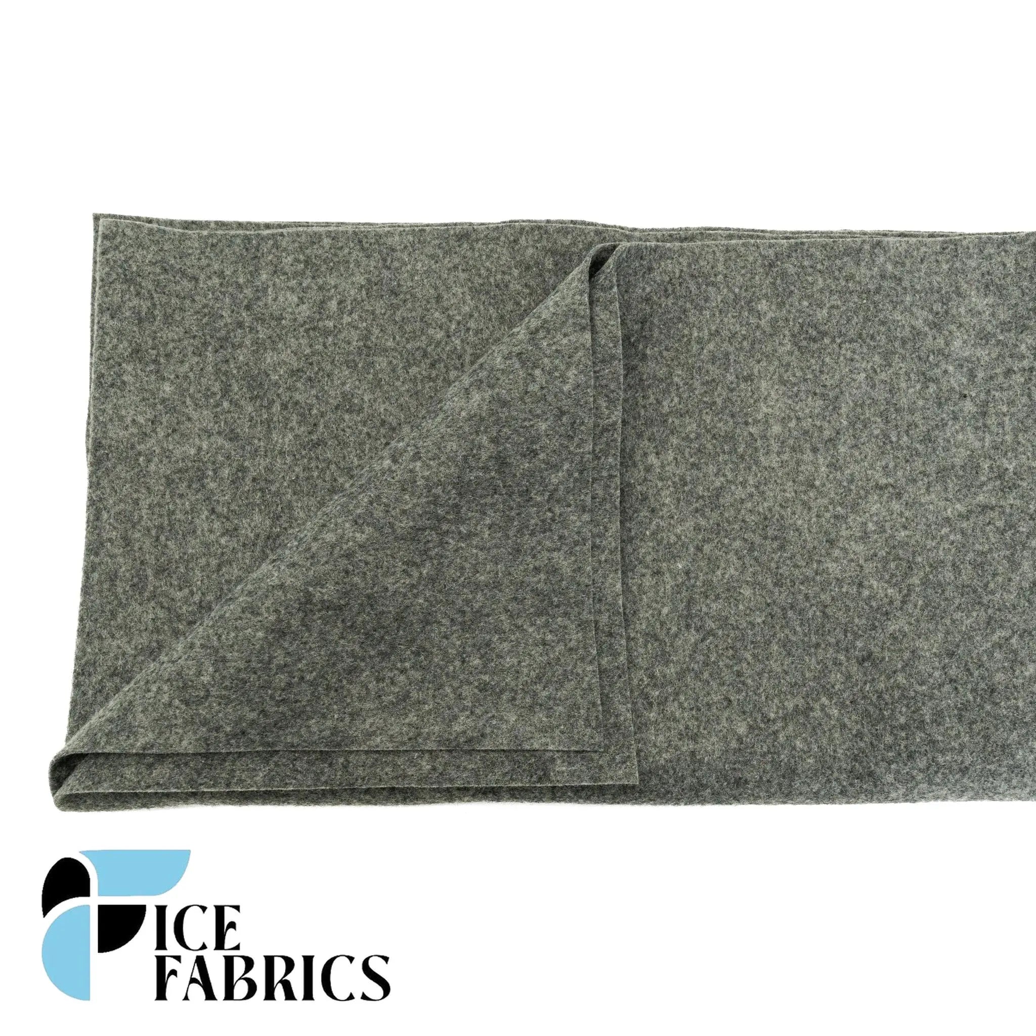 Charcoal Acrylic Felt Fabric / 1.6mm Thick _ 72” WideICE FABRICSICE FABRICSBy The YardCharcoal Acrylic Felt Fabric / 1.6mm Thick _ 72” Wide ICE FABRICS