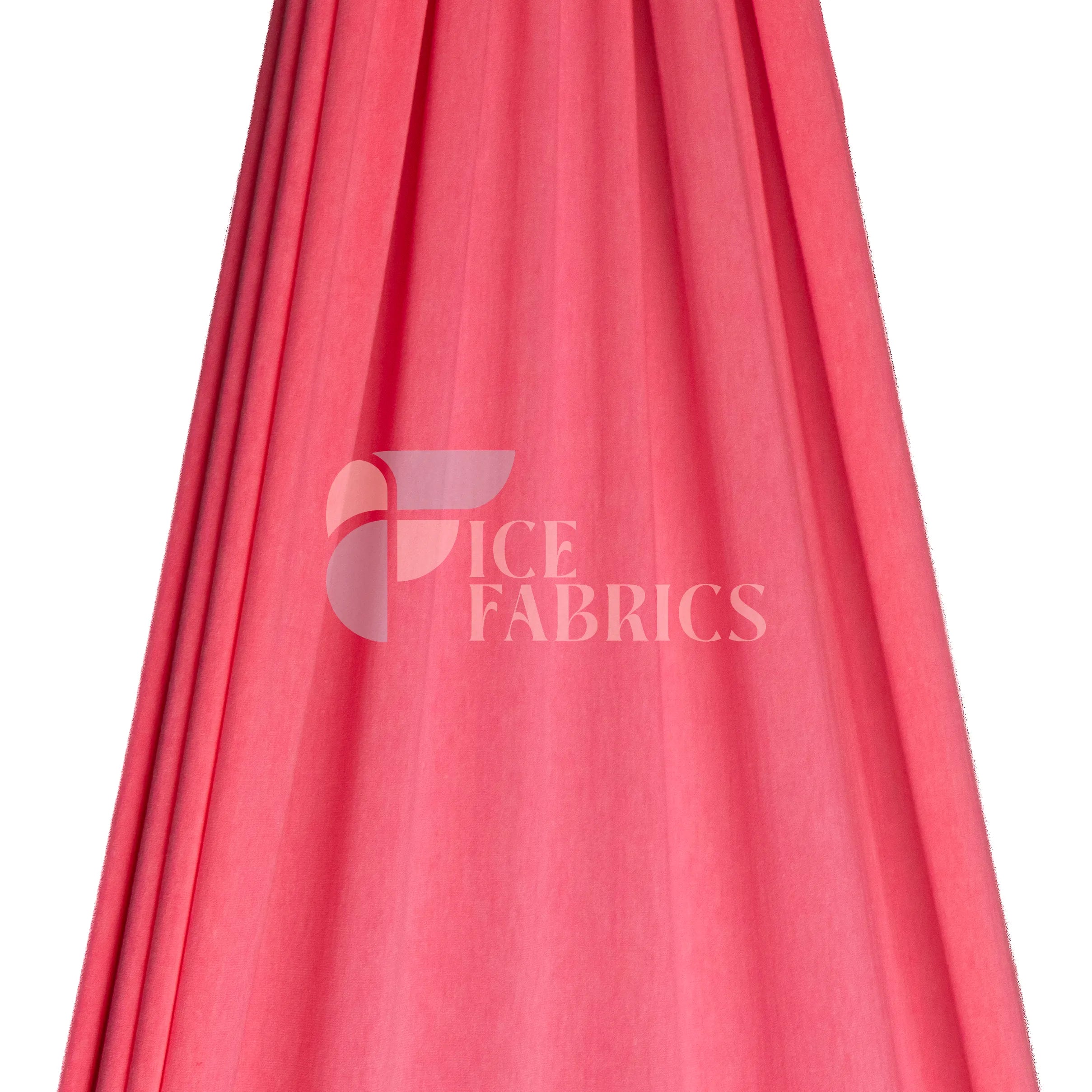 Coral Cotton Spandex Jersey Fabric | FlexCot
