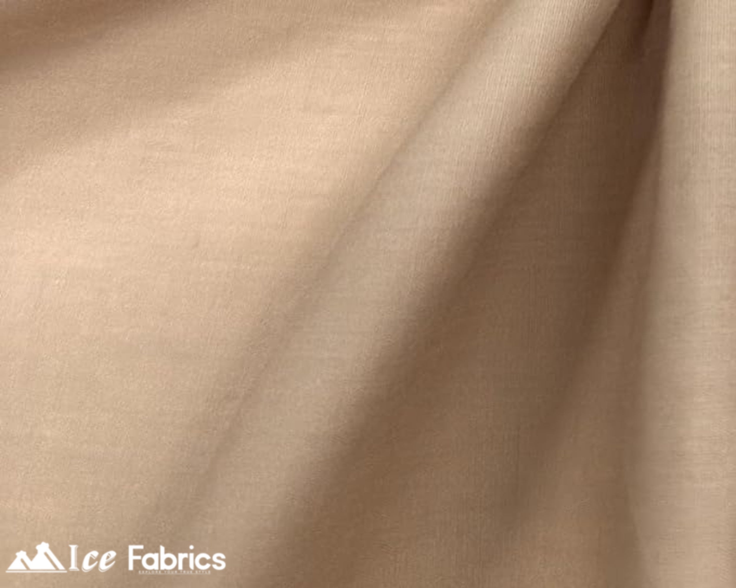 Dark Taupe Broadcloth Polyester Cotton Fabric | Poly Cotton Fabric