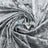 Dark Gray Stretch Crushed Velvet Fabric By The Roll