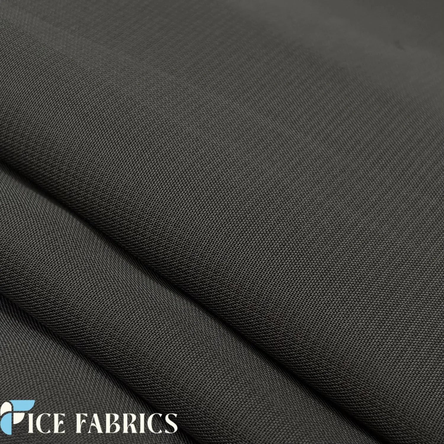 Dark Grey Mia Chiffon Fabric / 60’’ Wide Soft chiffon Sheer Fabric