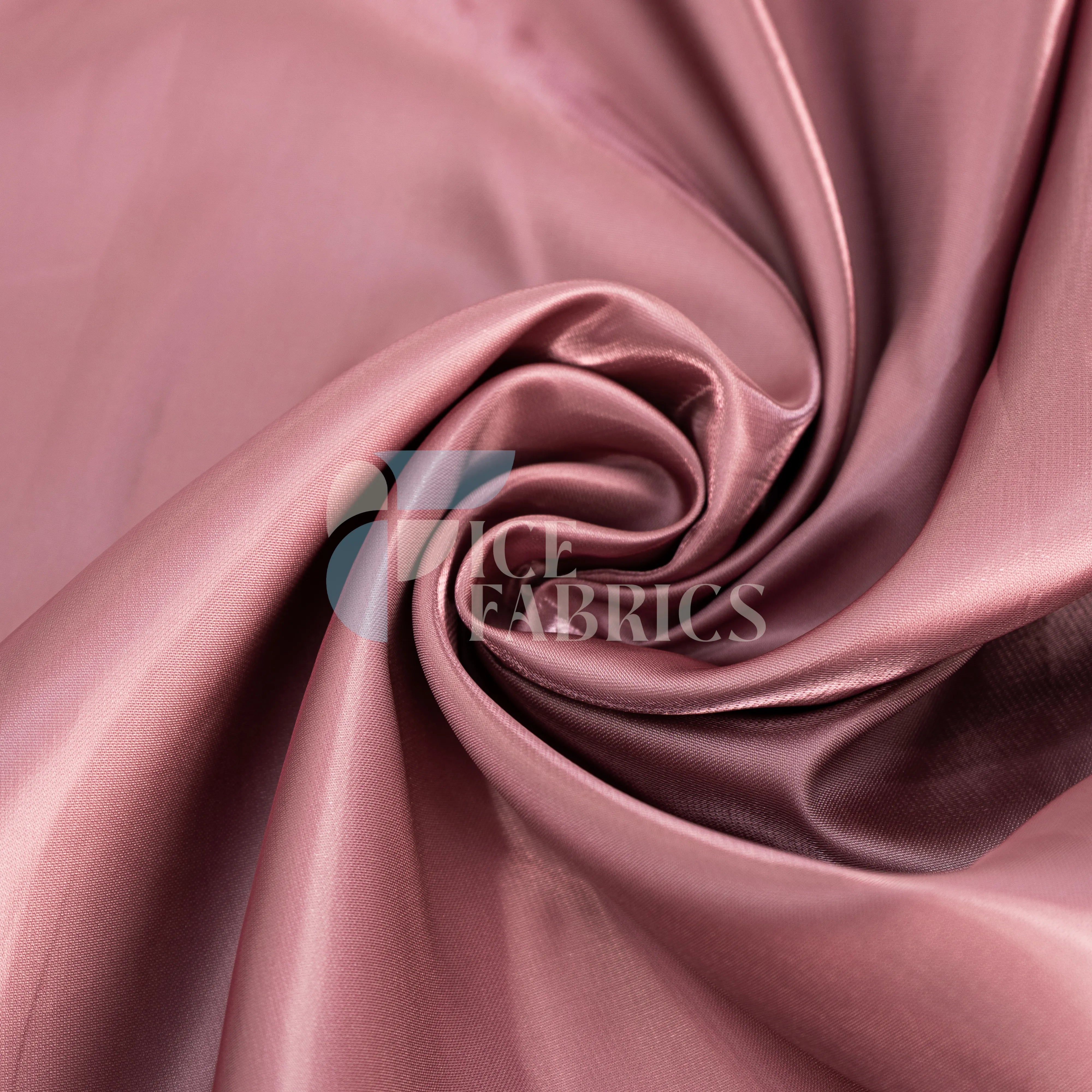 Dark Pink Reflective Liquid Crystal Silky Satin Fabric