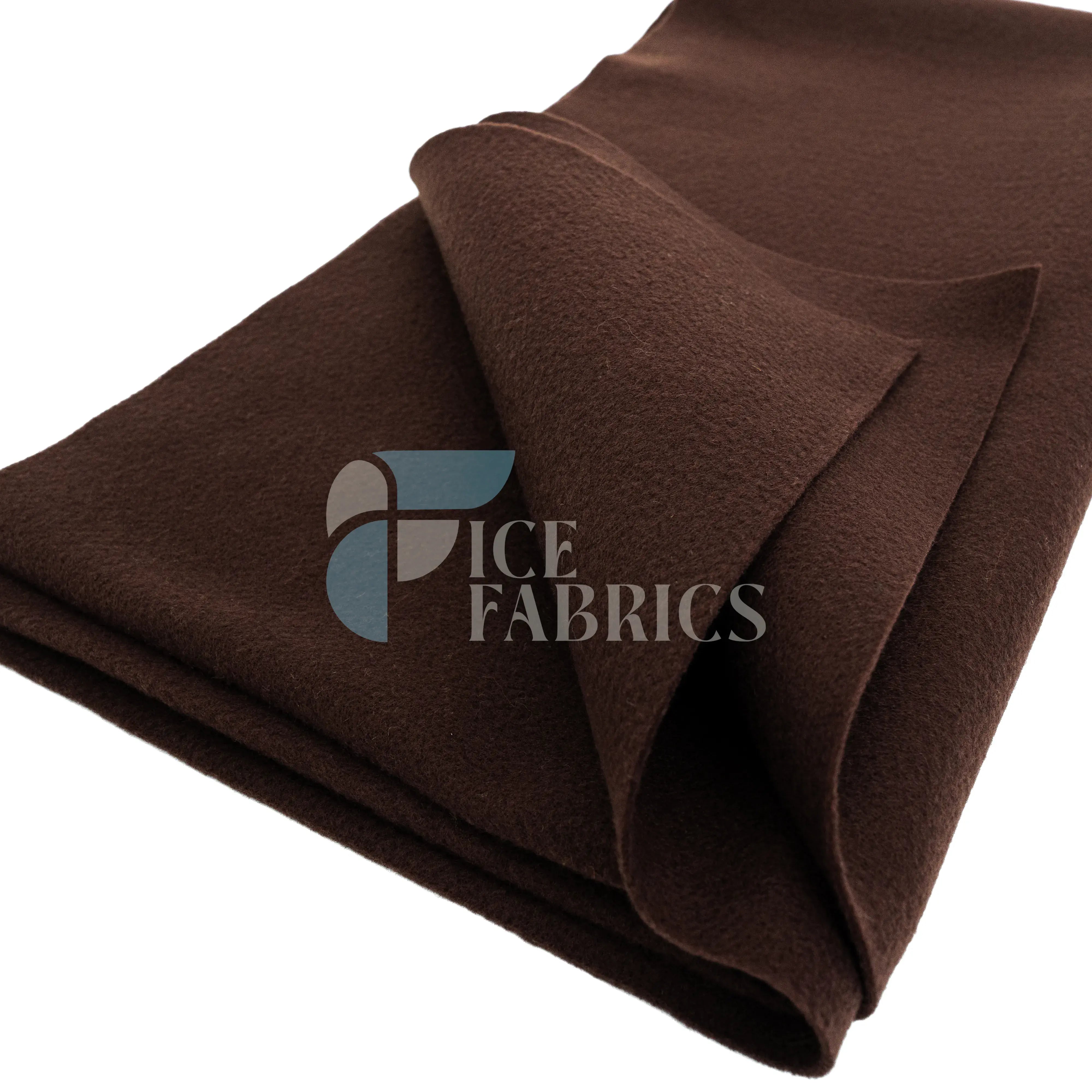 Dark Brown Acrylic Felt Fabric / 1.6mm Thick _ 72” Wide ICE FABRICS By The Yard
