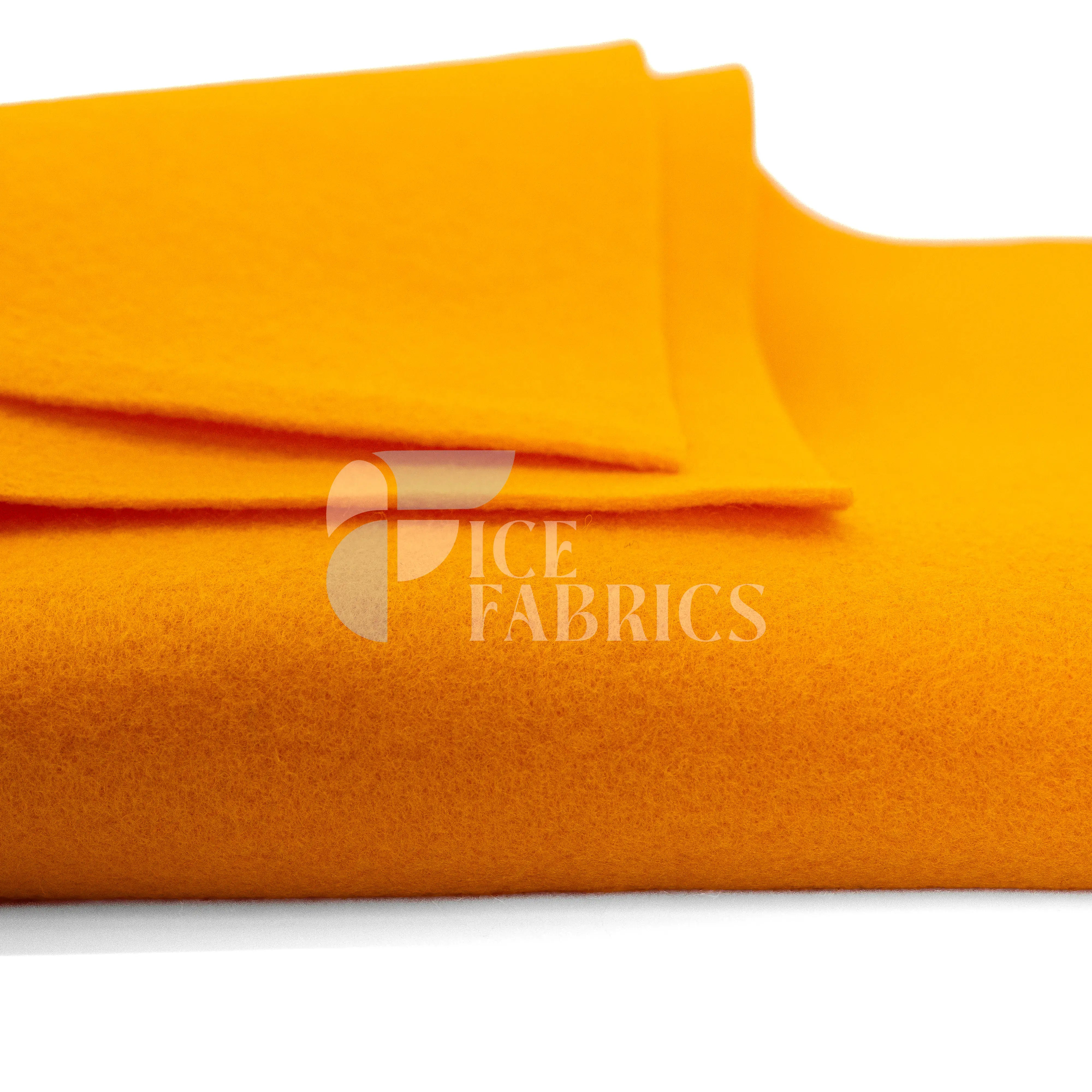 Dark Mango Acrylic Felt Fabric / 1.6mm Thick _ 72” Wide ICE FABRICS By The Yard