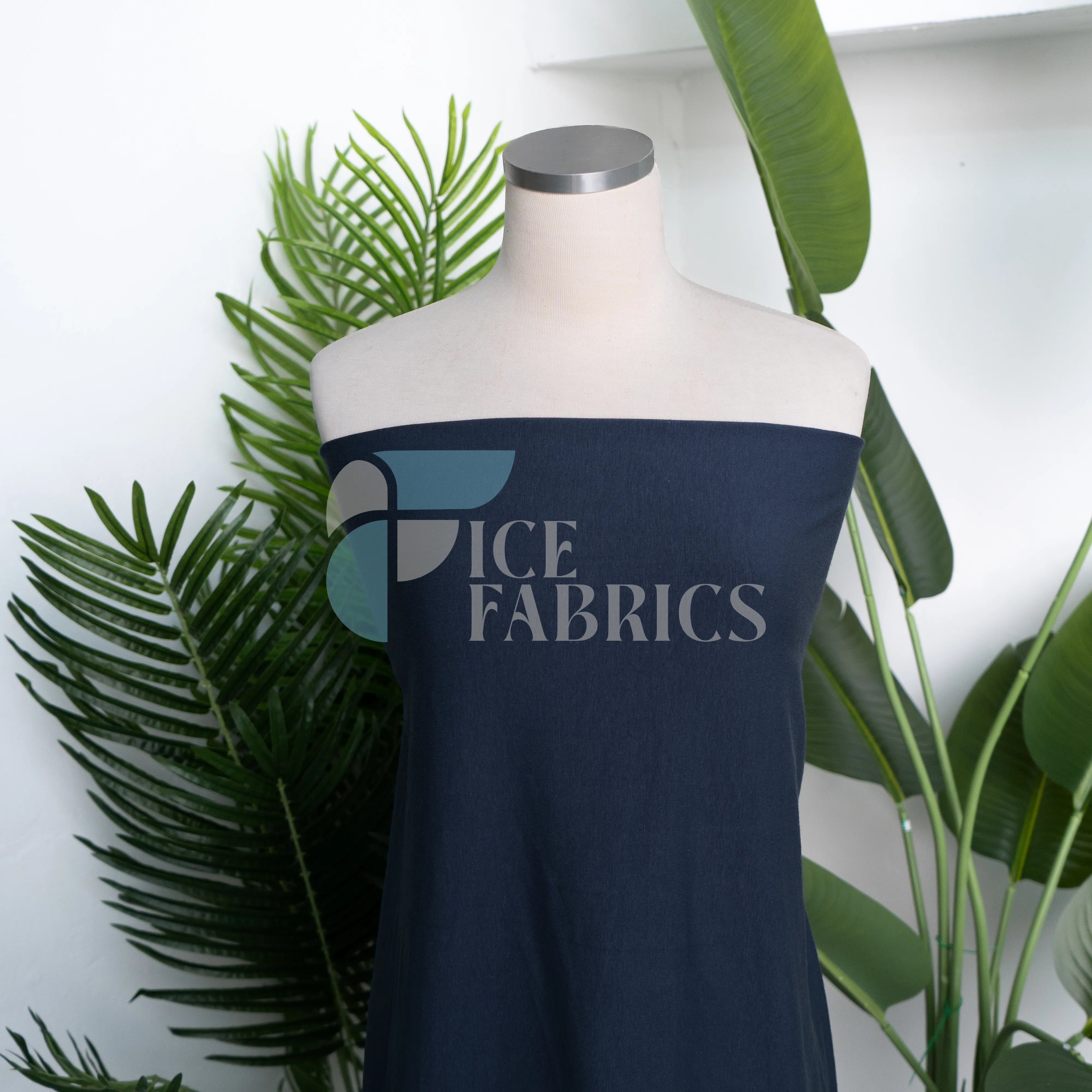 Denim Cotton Spandex Jersey Fabric | FlexCot