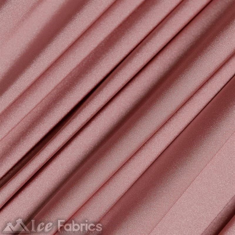 4 Way Stretch Nylon Spandex Fabric By The Roll (20 Yards ) ICE FABRICS |Dusty Rose