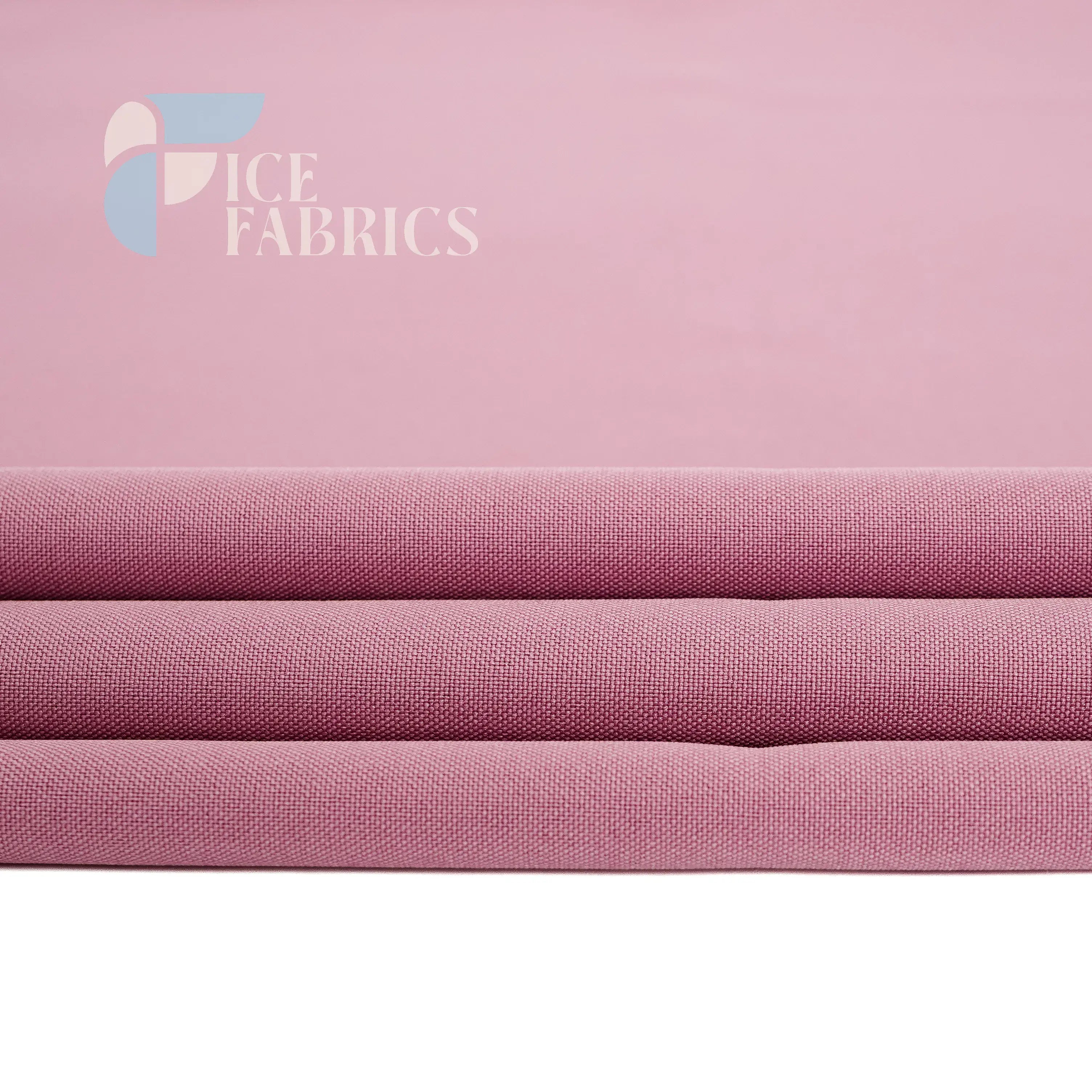 Dusty Rose Solid Poly Poplin Fabric By The Yard