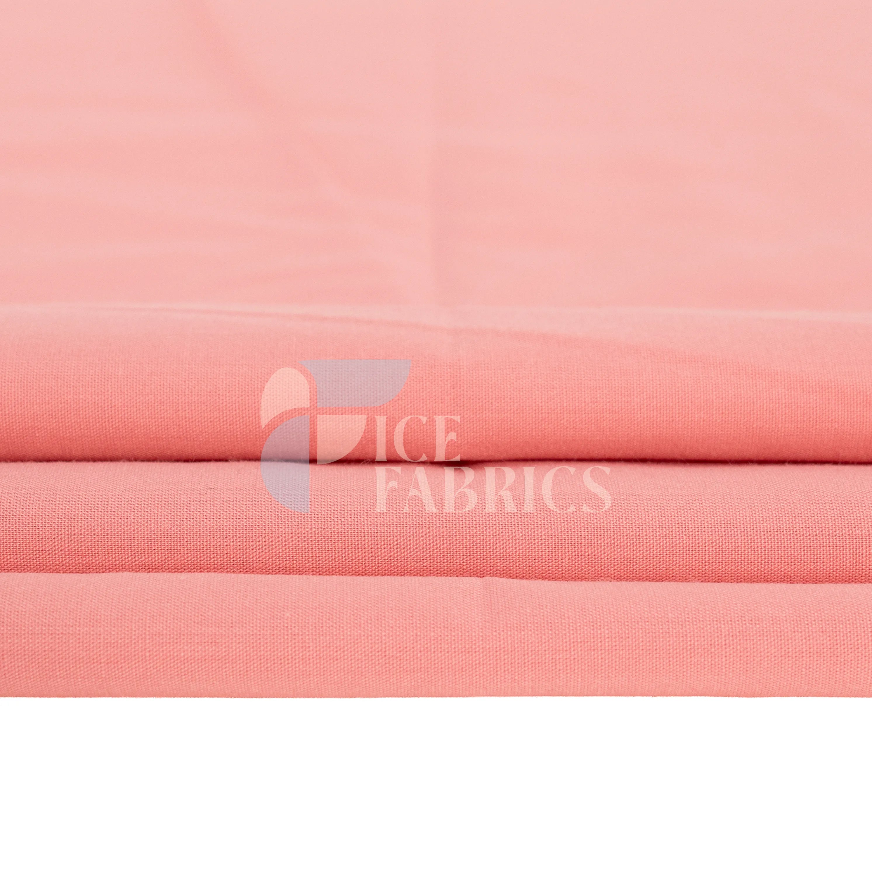 Dusty Rose Broadcloth Polyester Cotton Fabric | Poly Cotton Fabric