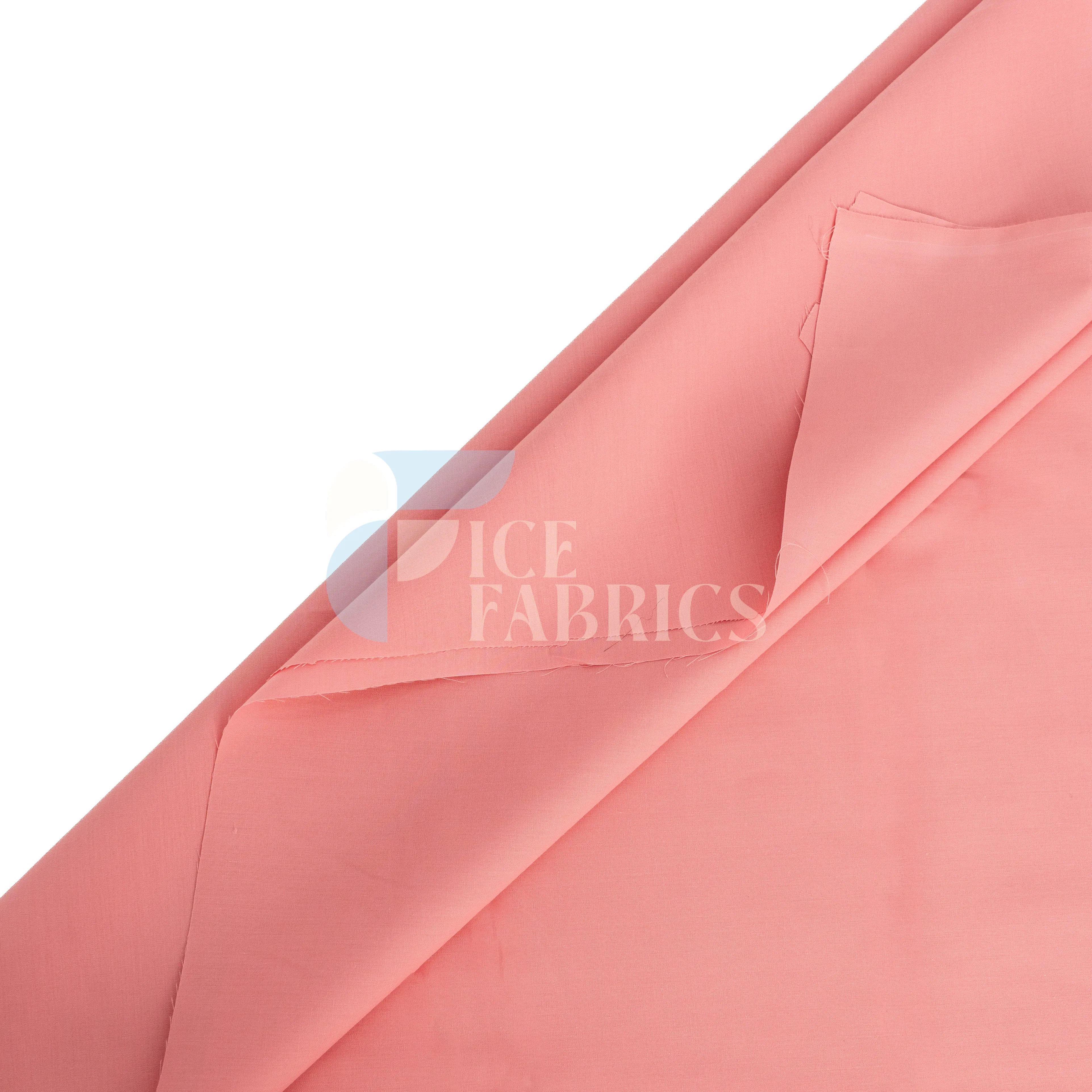 Dusty Rose Broadcloth Polyester Cotton Fabric | Poly Cotton Fabric