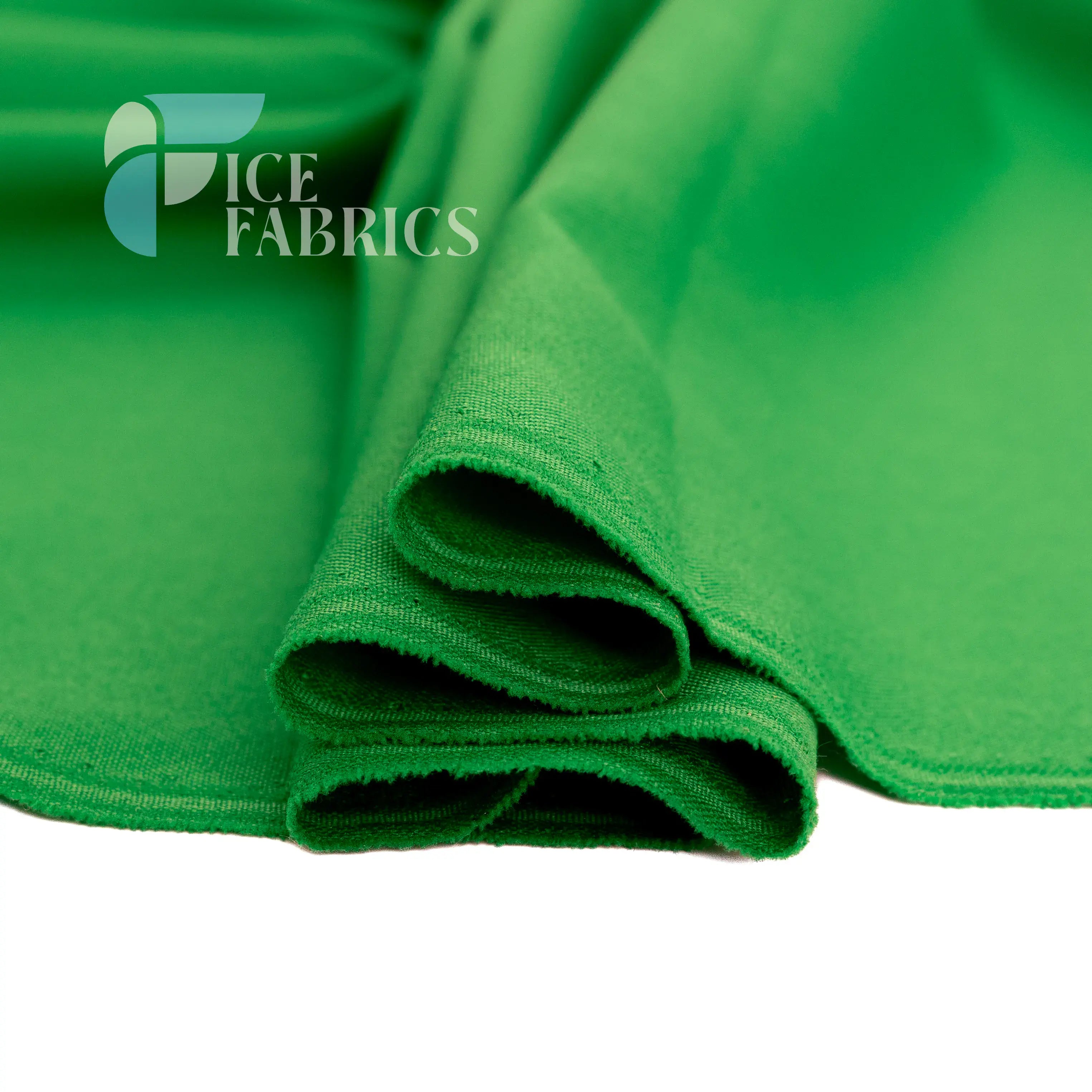 Emerald Solid Poly Poplin Fabric By The Yard
