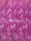 Fuchsia Damask Stretch Sequin Fabric On Mesh