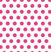 Fuchsia Dot on White